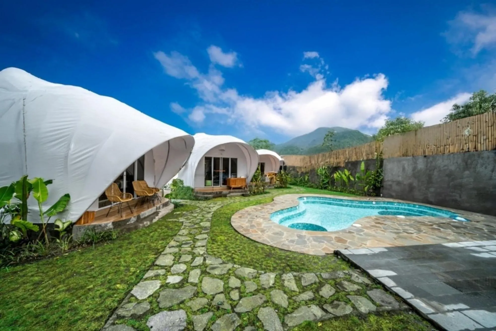 Deluxe Twin Room in The Dewi Kintamani Luxury Glamping and Natural Hotspring