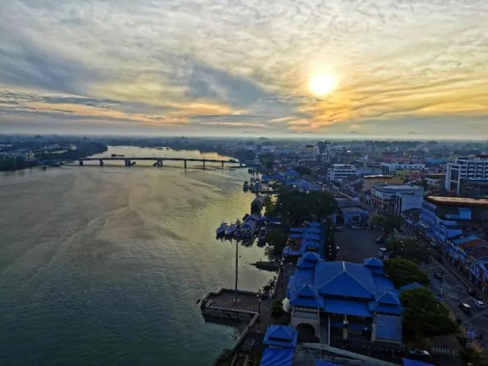 River view in Muar Traders Hotel
