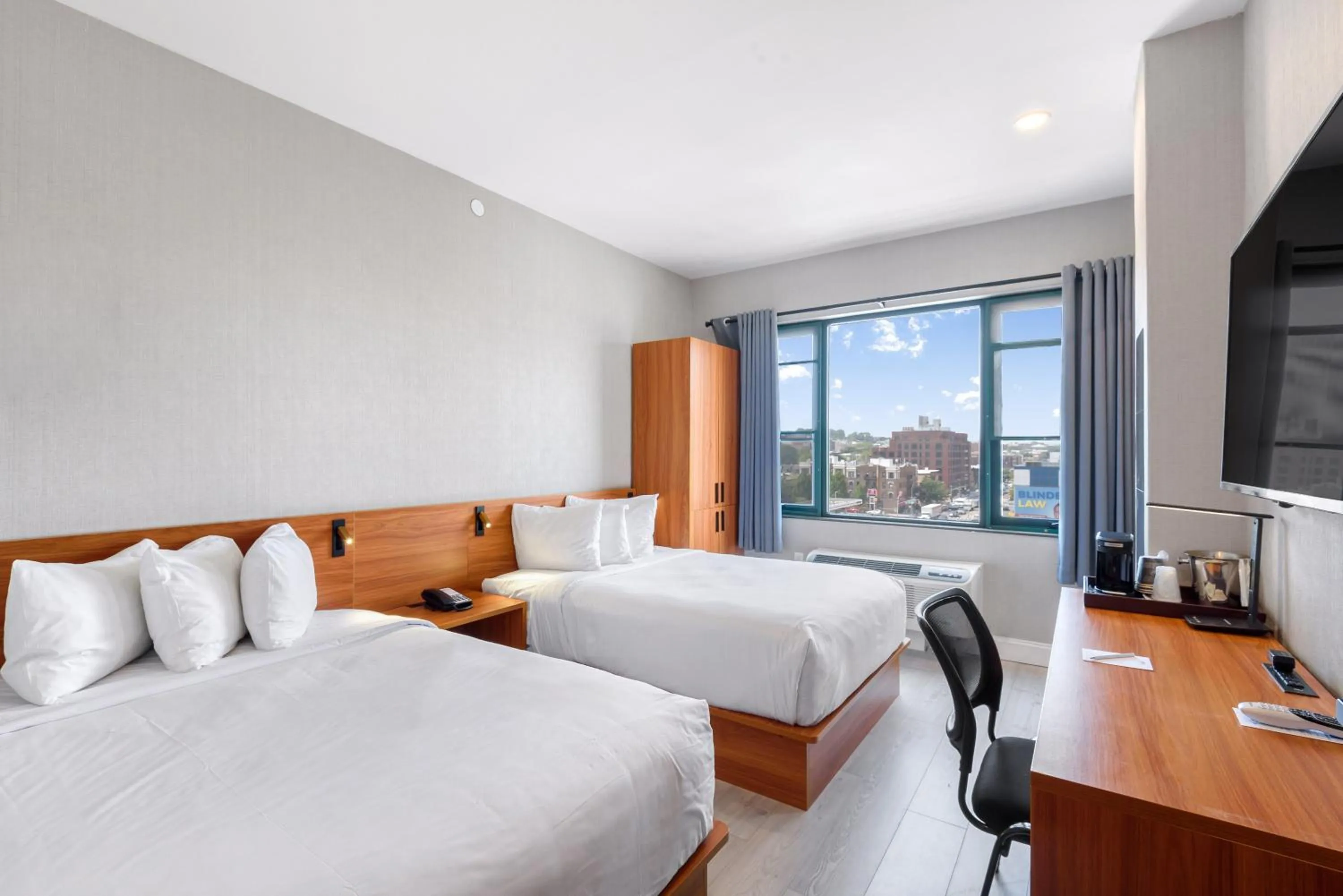 Superior Double Room with Two Double Beds in Liberty View Brooklyn Hotel