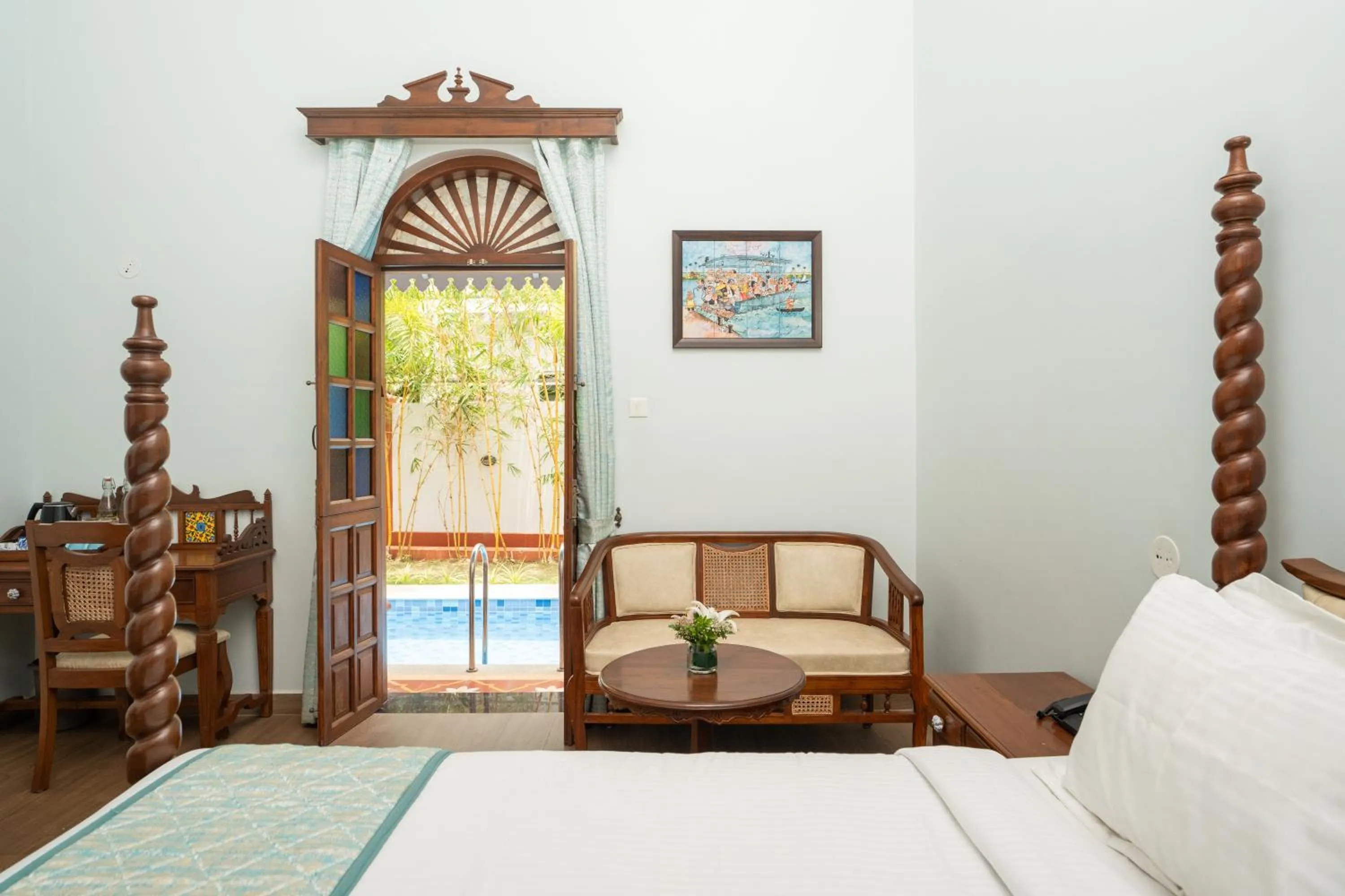 King Room with Pool View in Casa Albuquerque