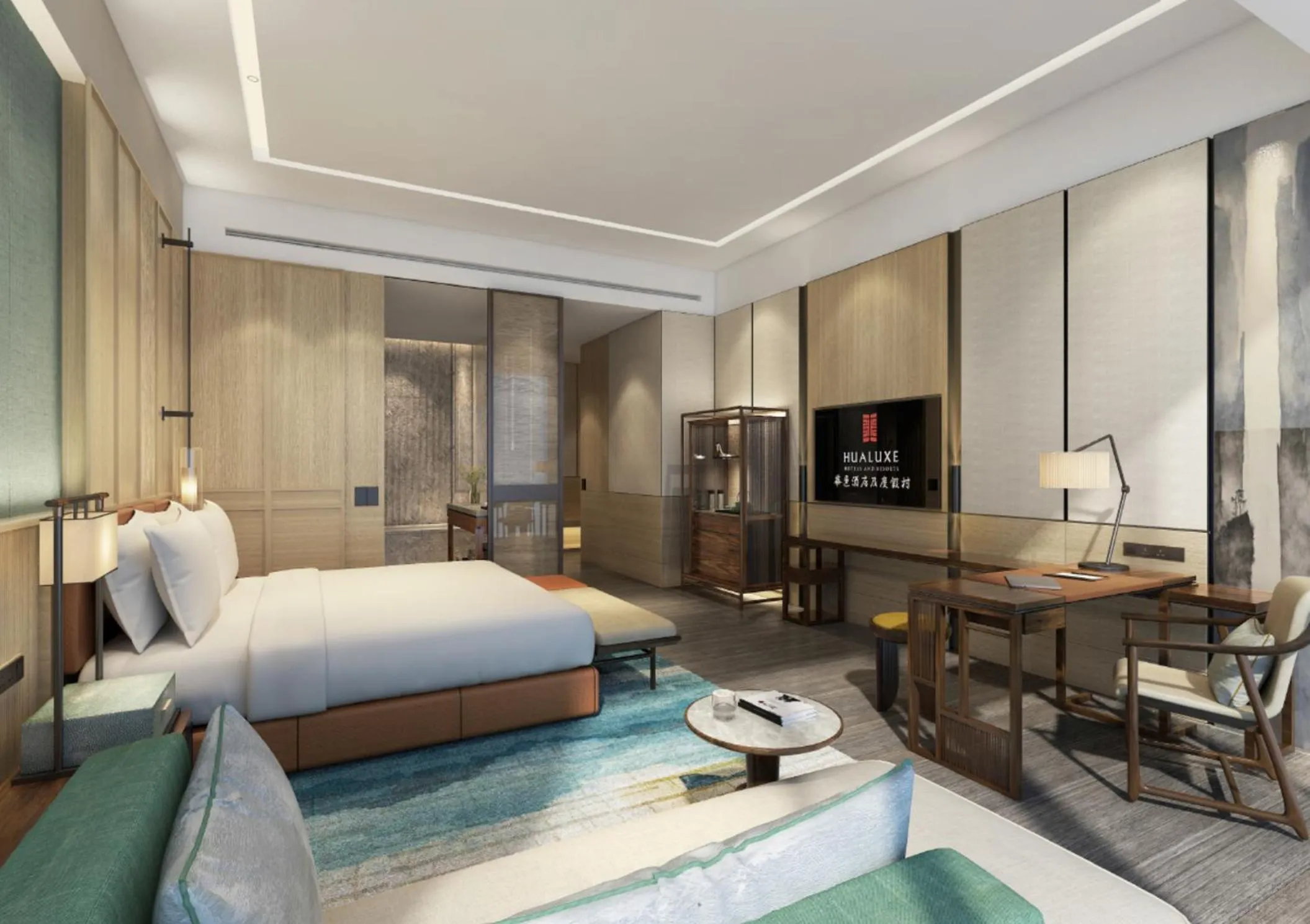 Standard King Room in HUALUXE Yibin