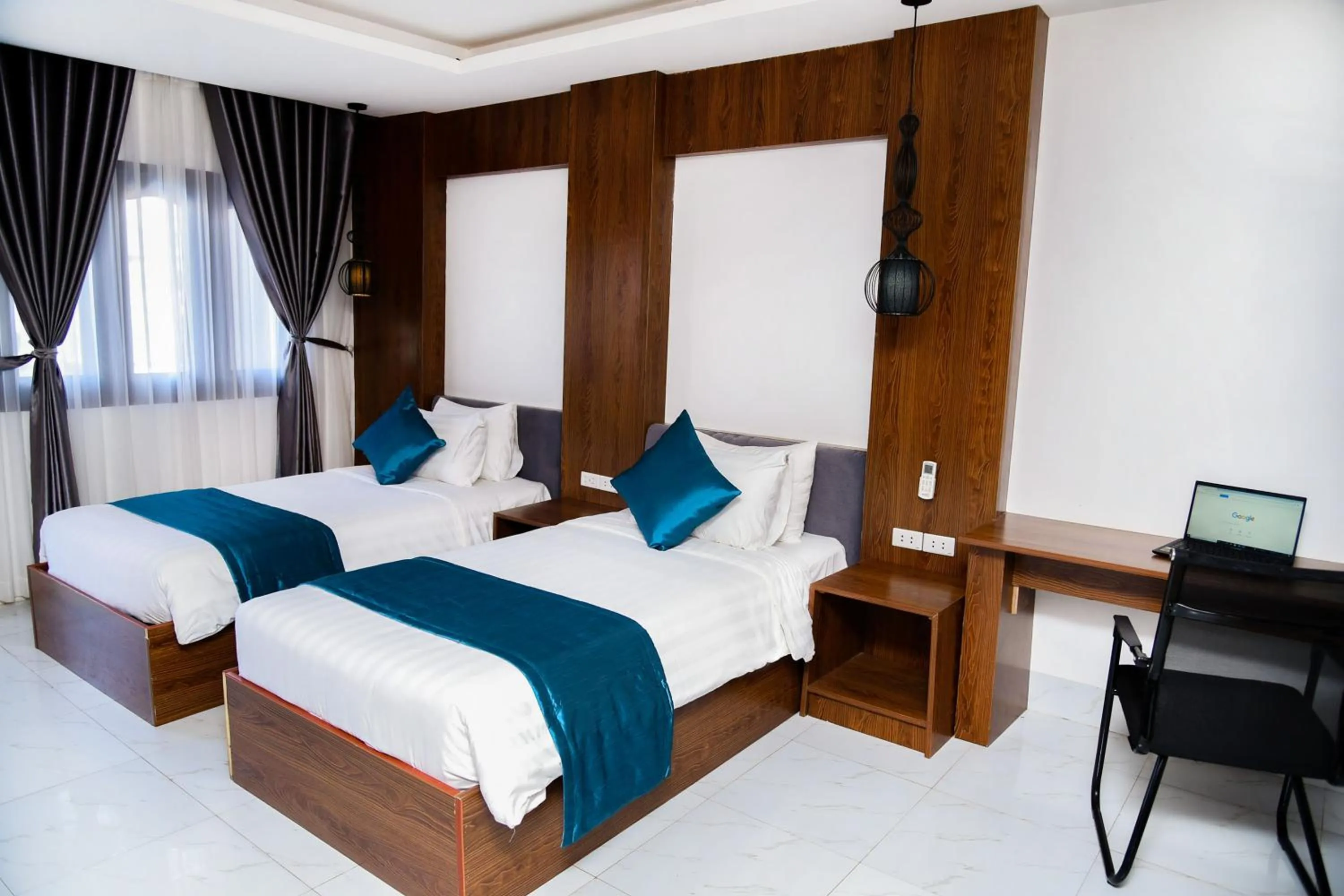 Standard Twin Room with Mountain View in Vang Vieng Diamond Resort