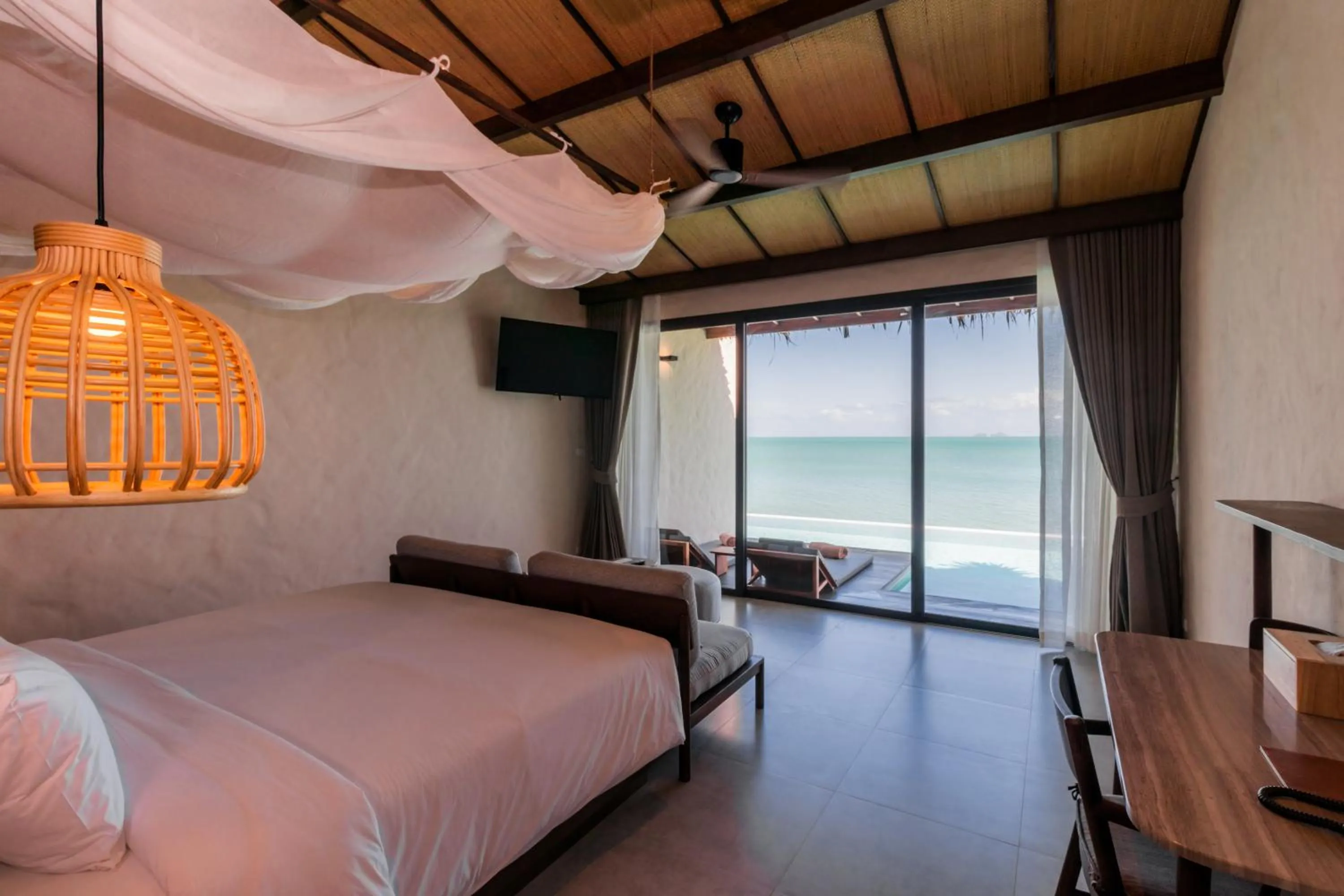 Beach Front Pool Access in The Flow Samui Beach Resort