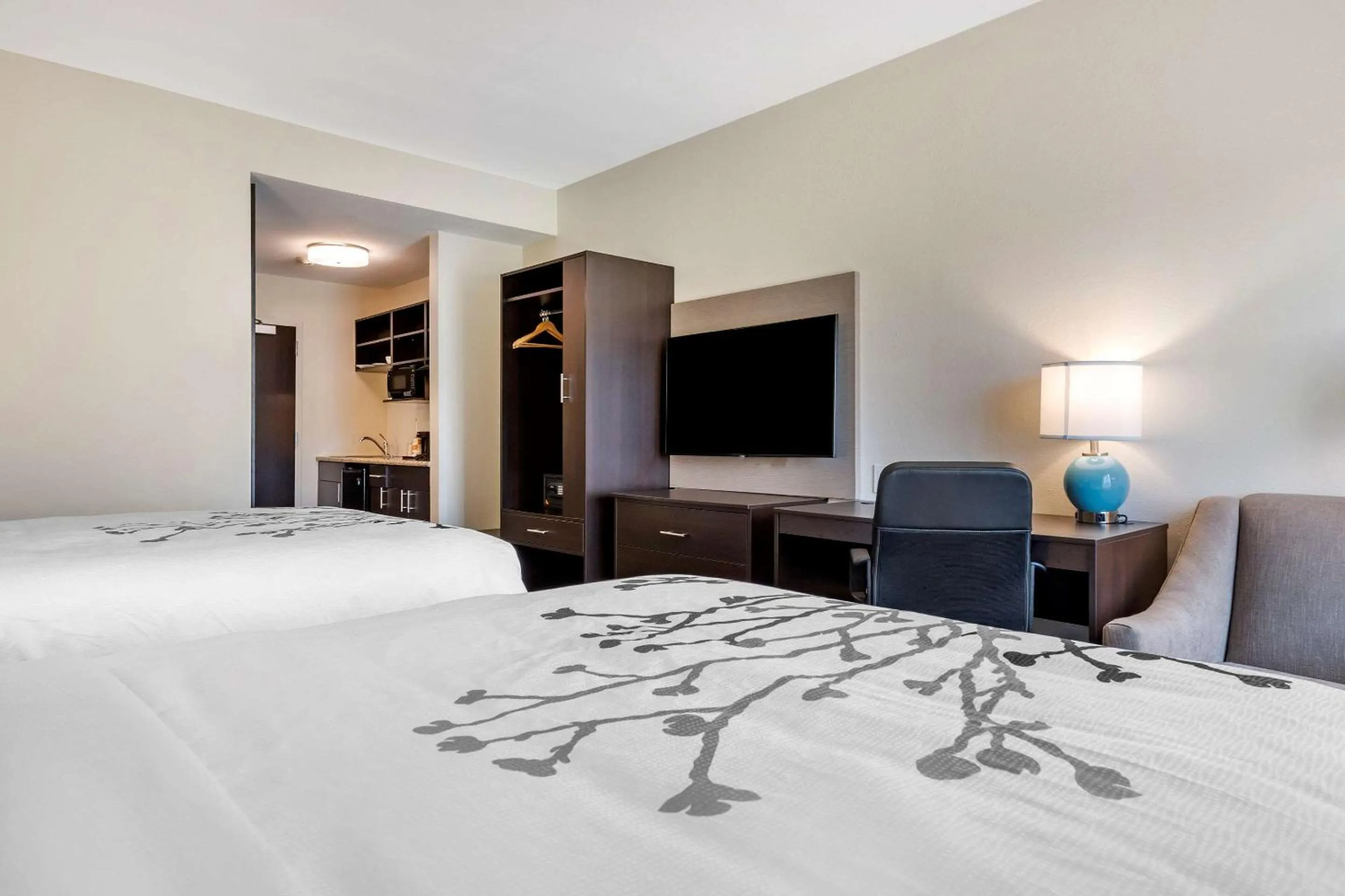 Queen Suite with Two Queen Beds - Non Smoking in Sleep Inn & Suites Crosby