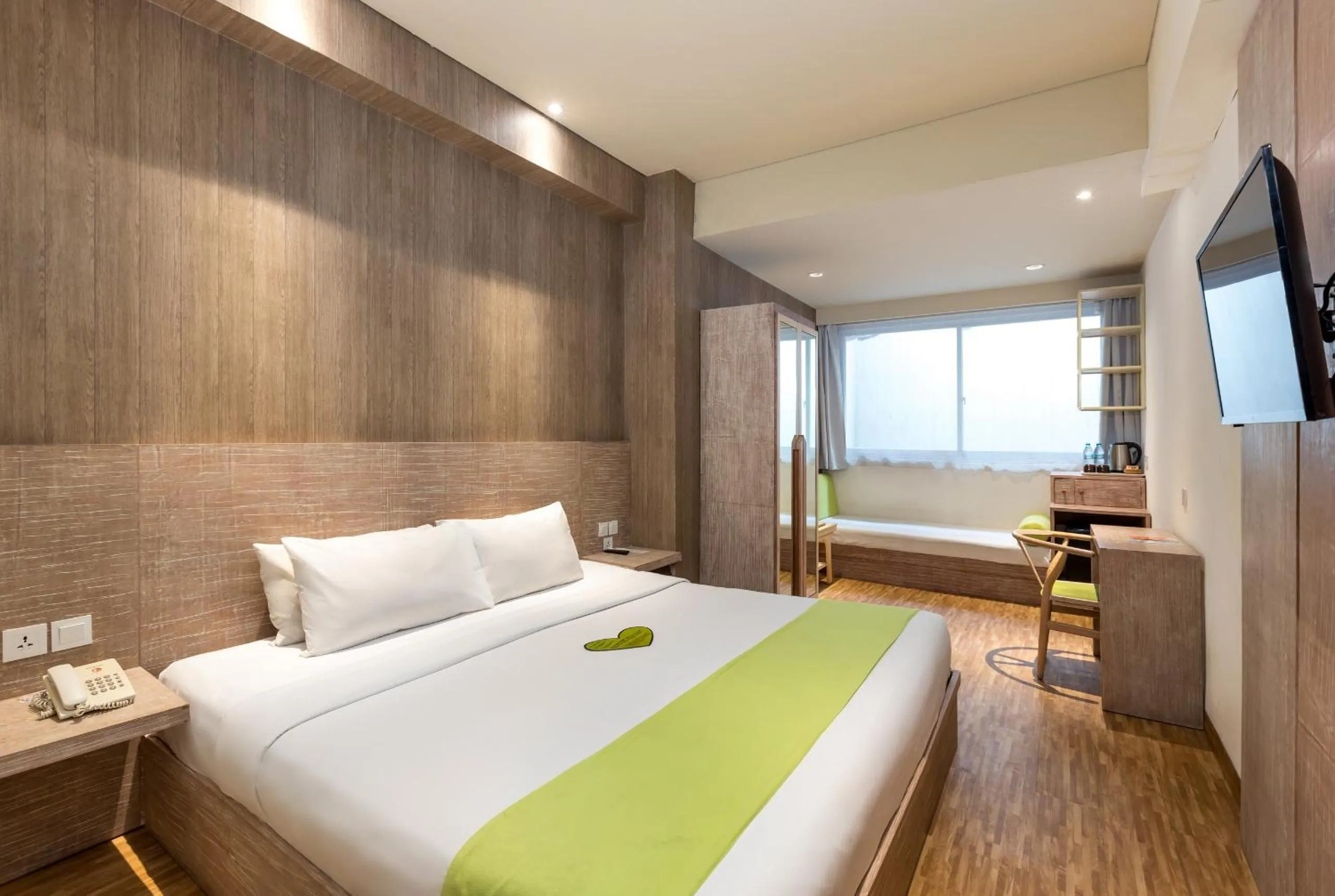 Studio Apartment in Boss Legian Hotel Powered by Archipelago