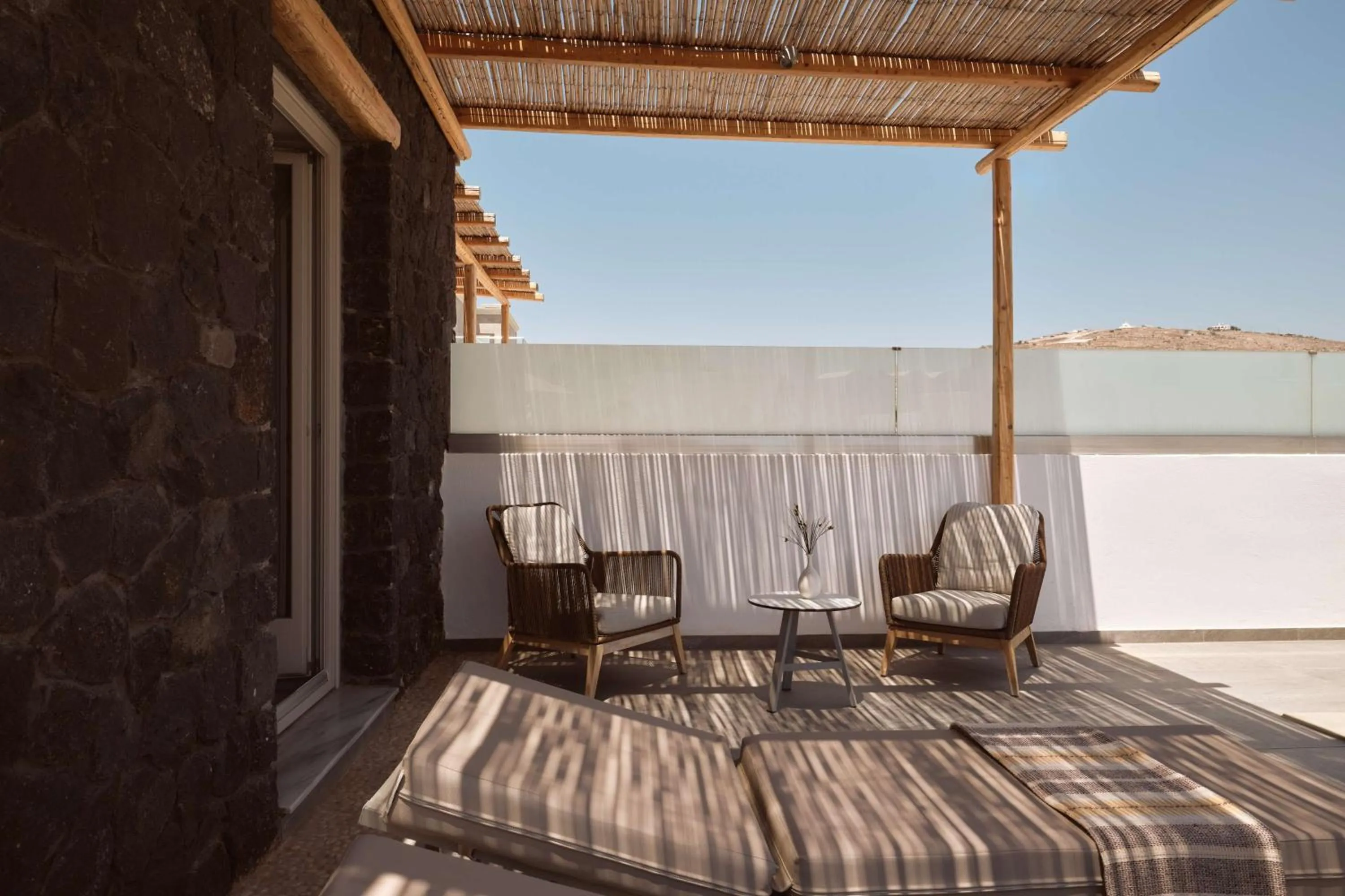 King Junior Suite with Pool in Sea Breeze Santorini Beach Resort, Curio By Hilton