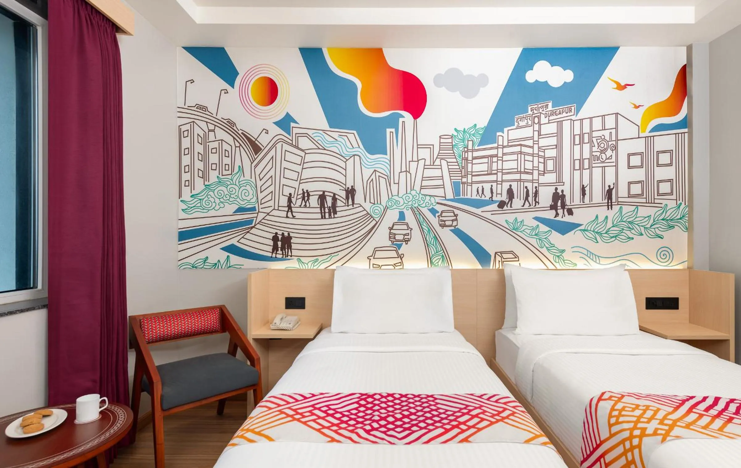 Luxe Twin Room - single occupancy in Ginger Durgapur