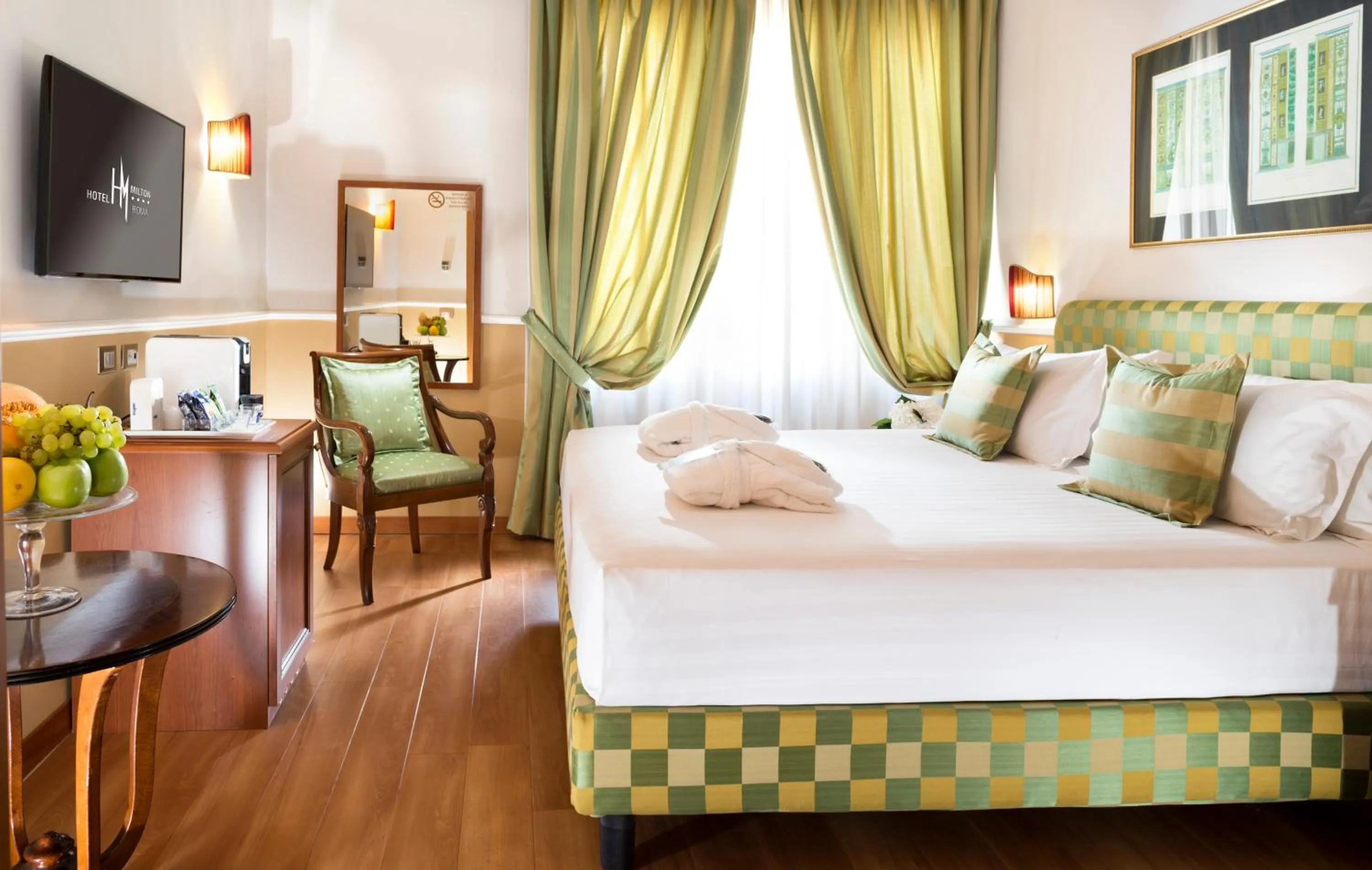 Deluxe Double Room in Hotel Milton Roma