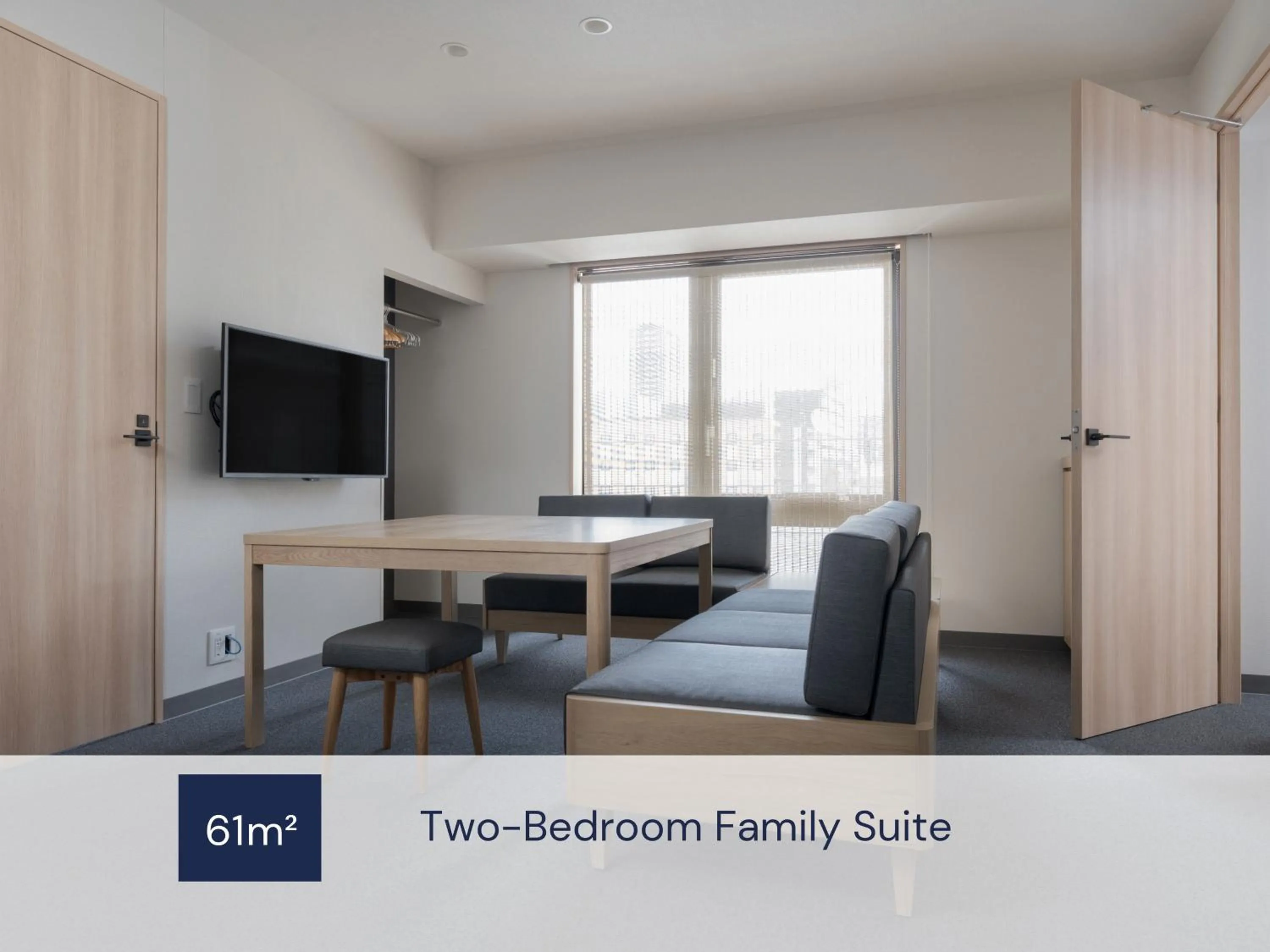 Two-Bedroom Family Suite in MIMARU Osaka Namba Station