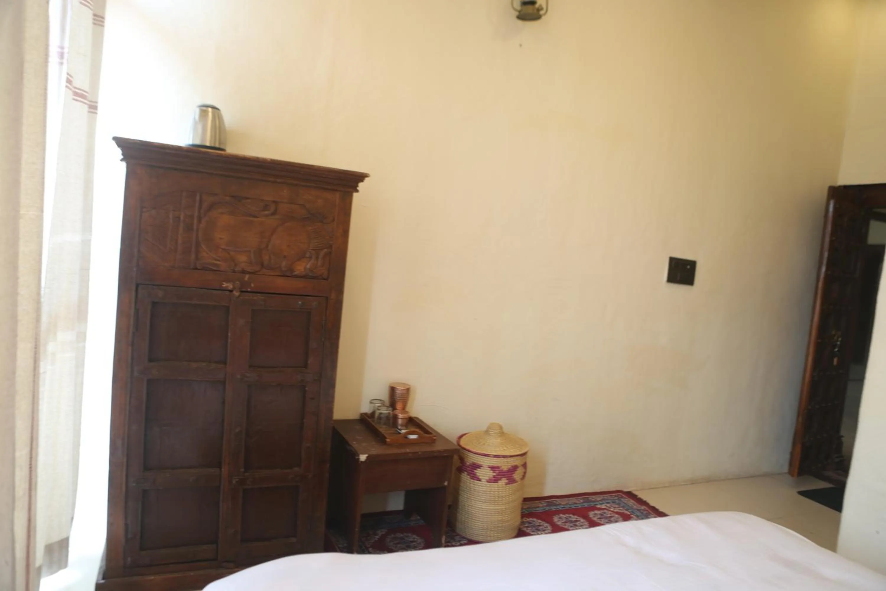 Double Room with Balcony in Vedic Dham Ganga
