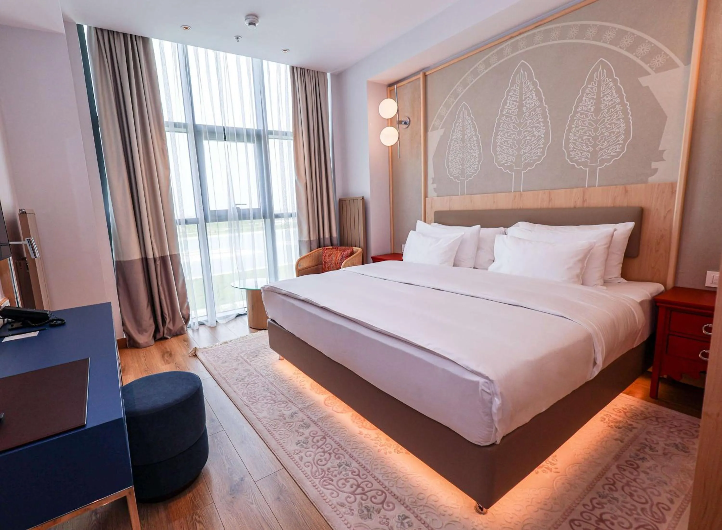 Deluxe King Room with Kitchenette in Hilton Garden Inn Samarkand Sogd