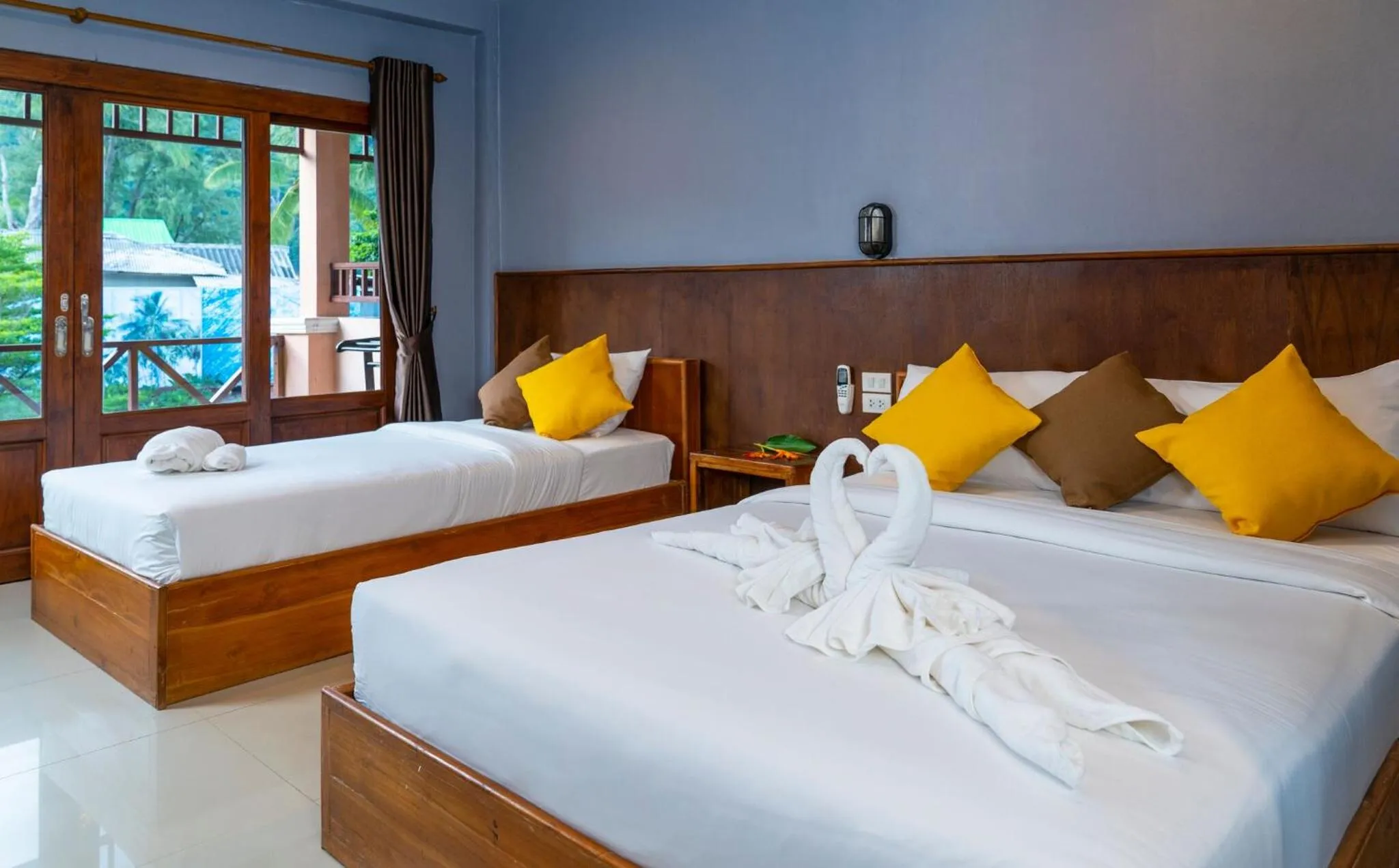 Triple Room with Balcony in Little Paradise Haad Rin Koh Phangan