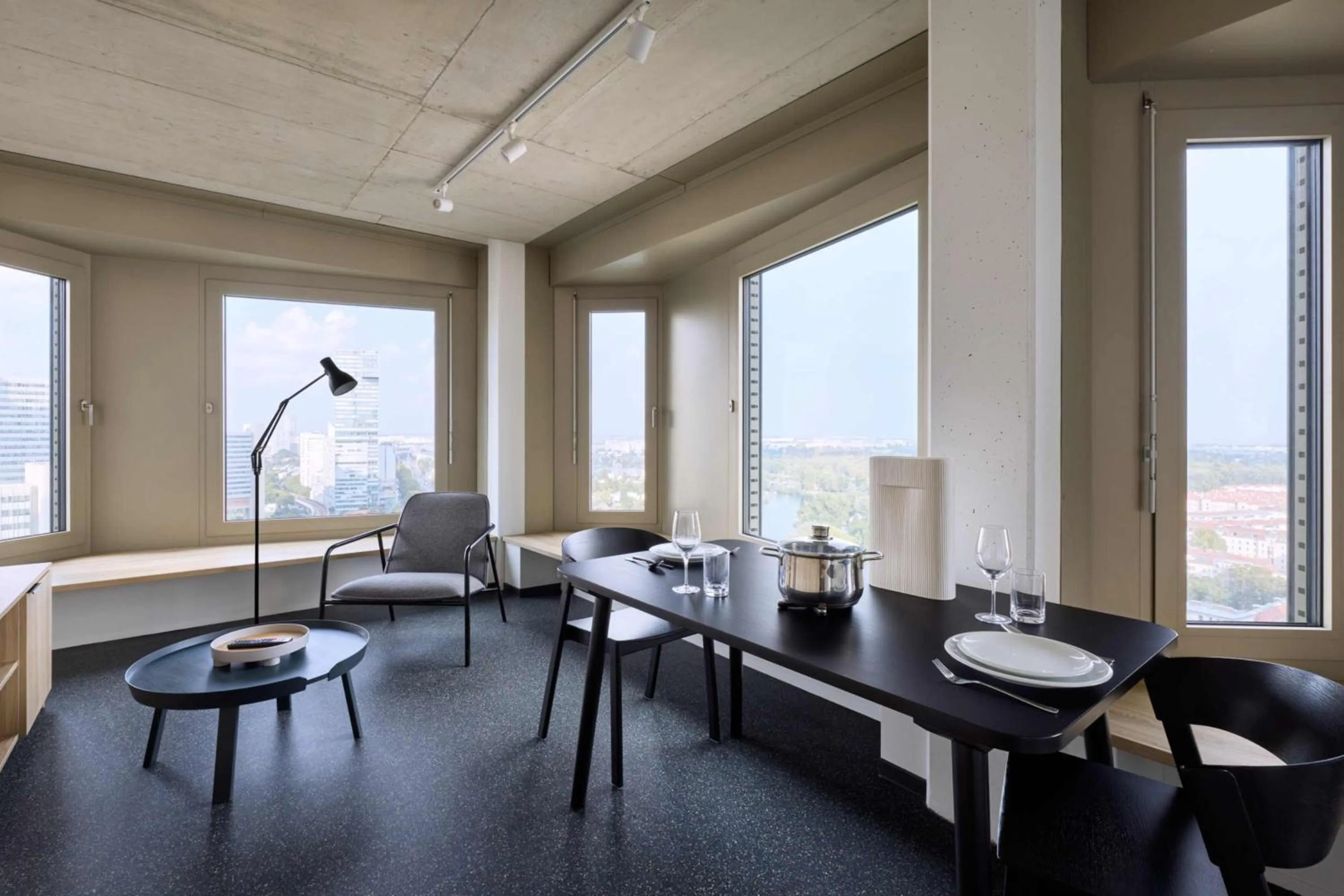 Premium Double Room with separate Living Room in District Living