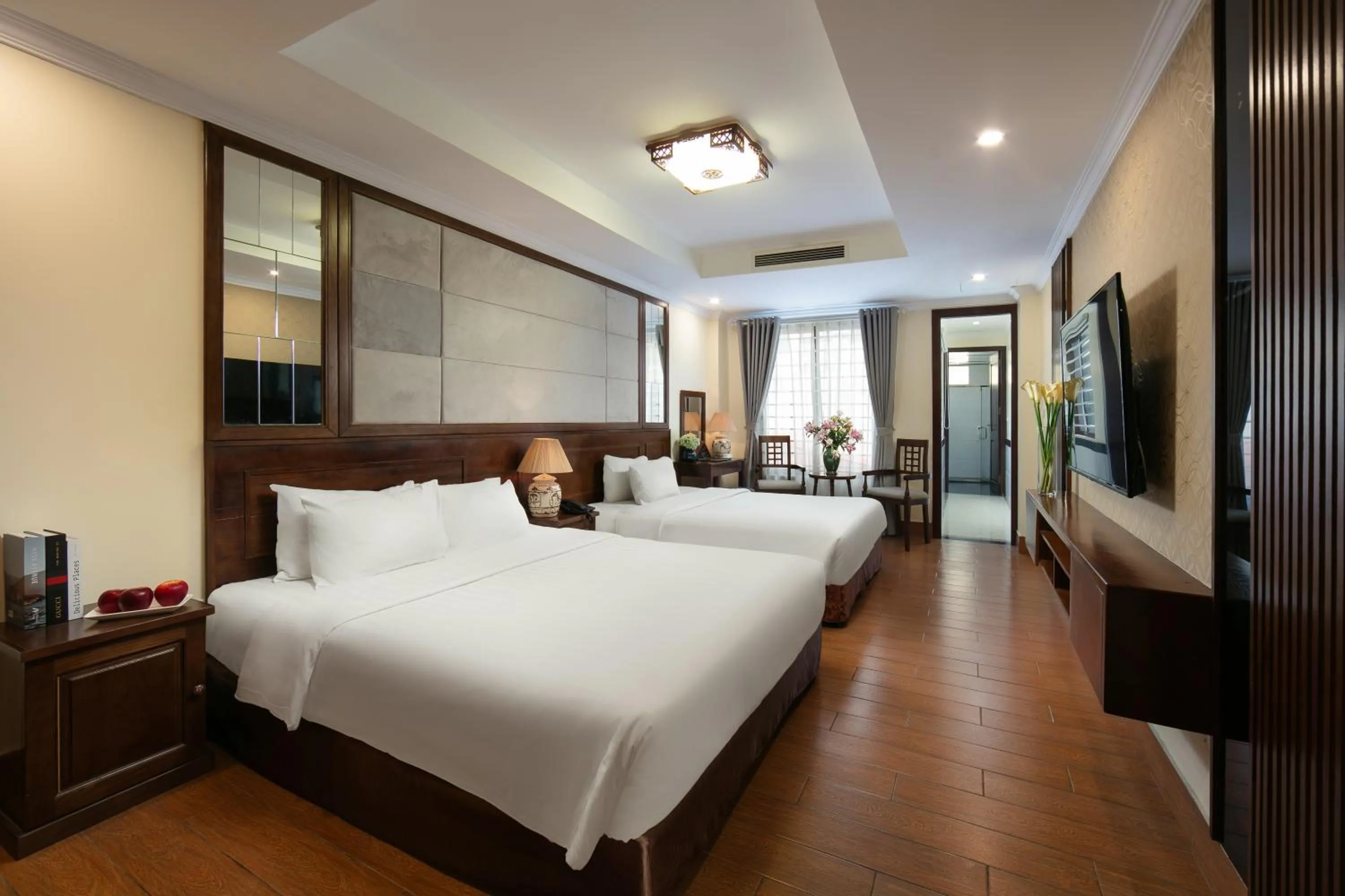 Triple Room with City View in The West Hotel & Spa