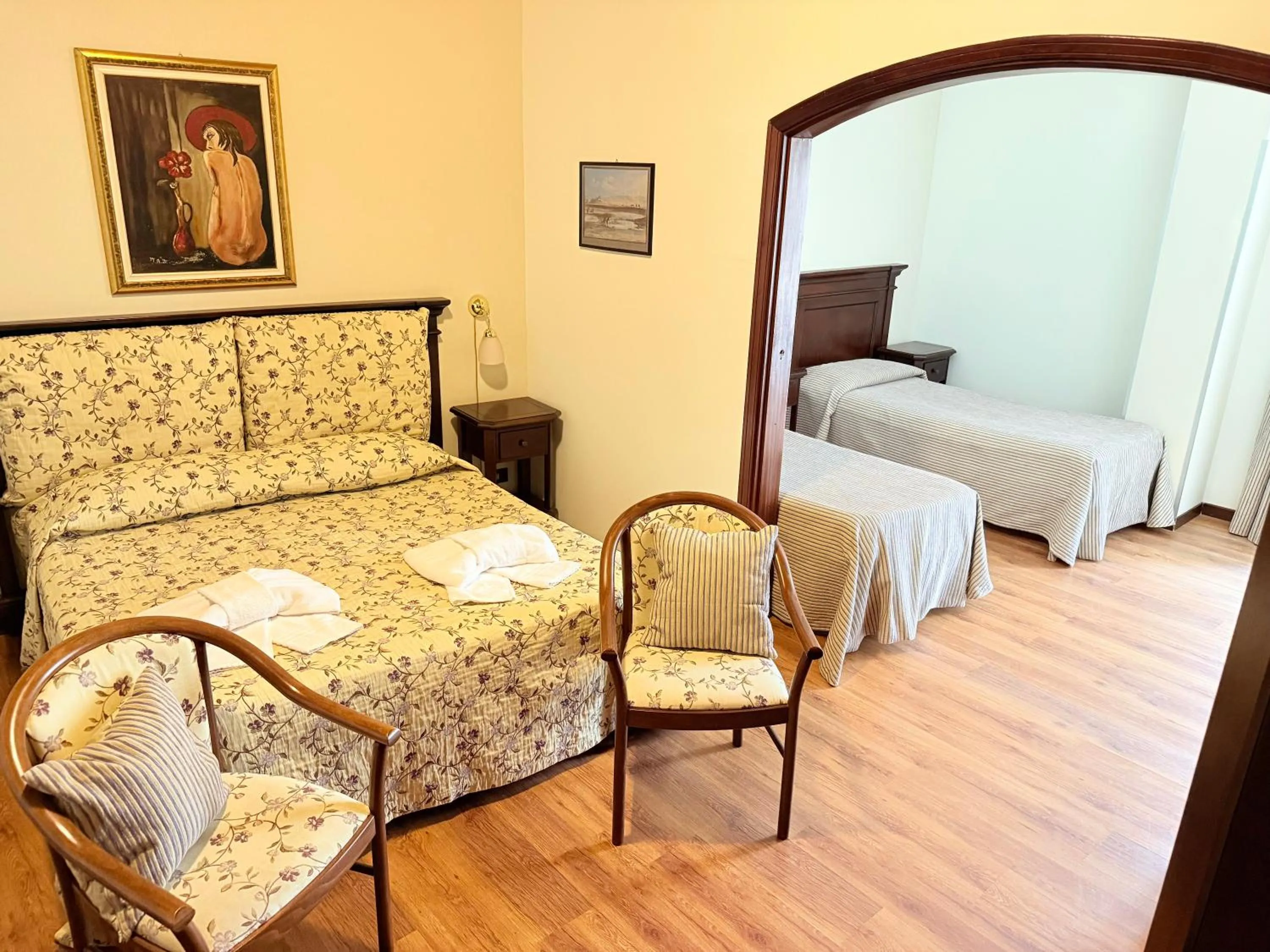 Family Room with Balcony in Hotel Archimede Ortigia