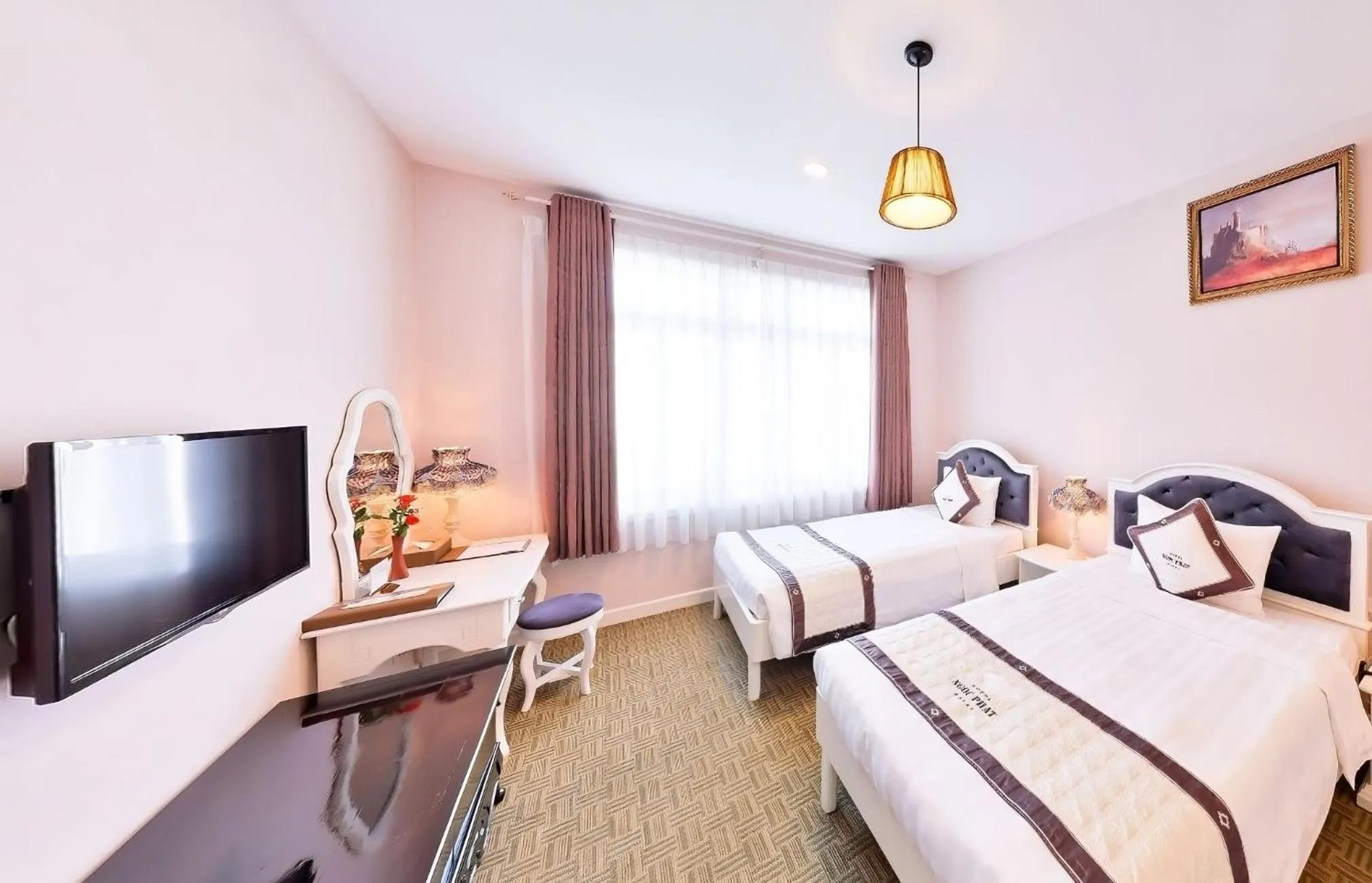 Standard Twin Room in Ngoc Phat Dalat Hotel