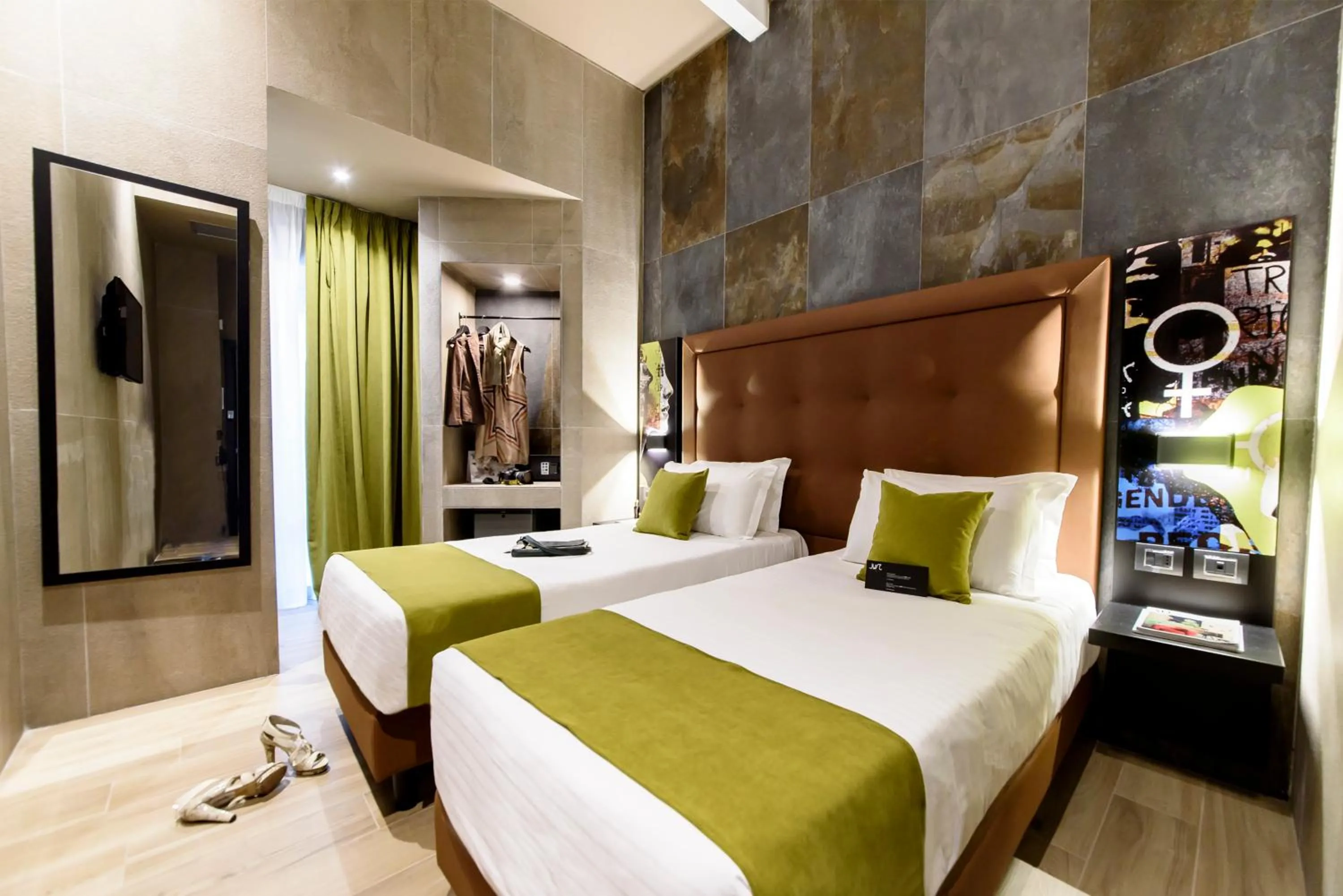 Standard Twin Room in Just Hotel Milano