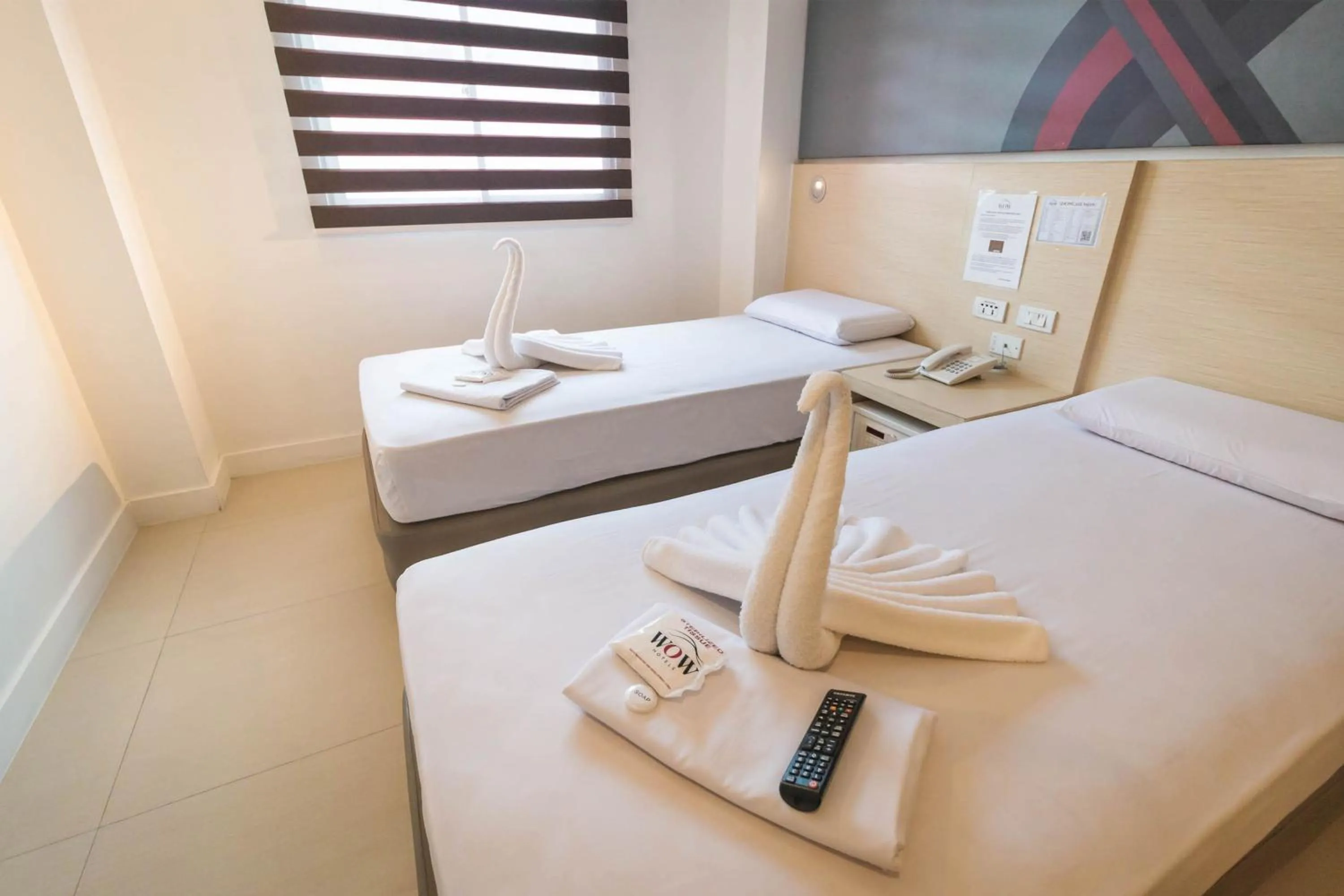 Economy Twin Room in Wow Budget Hotel Cubao