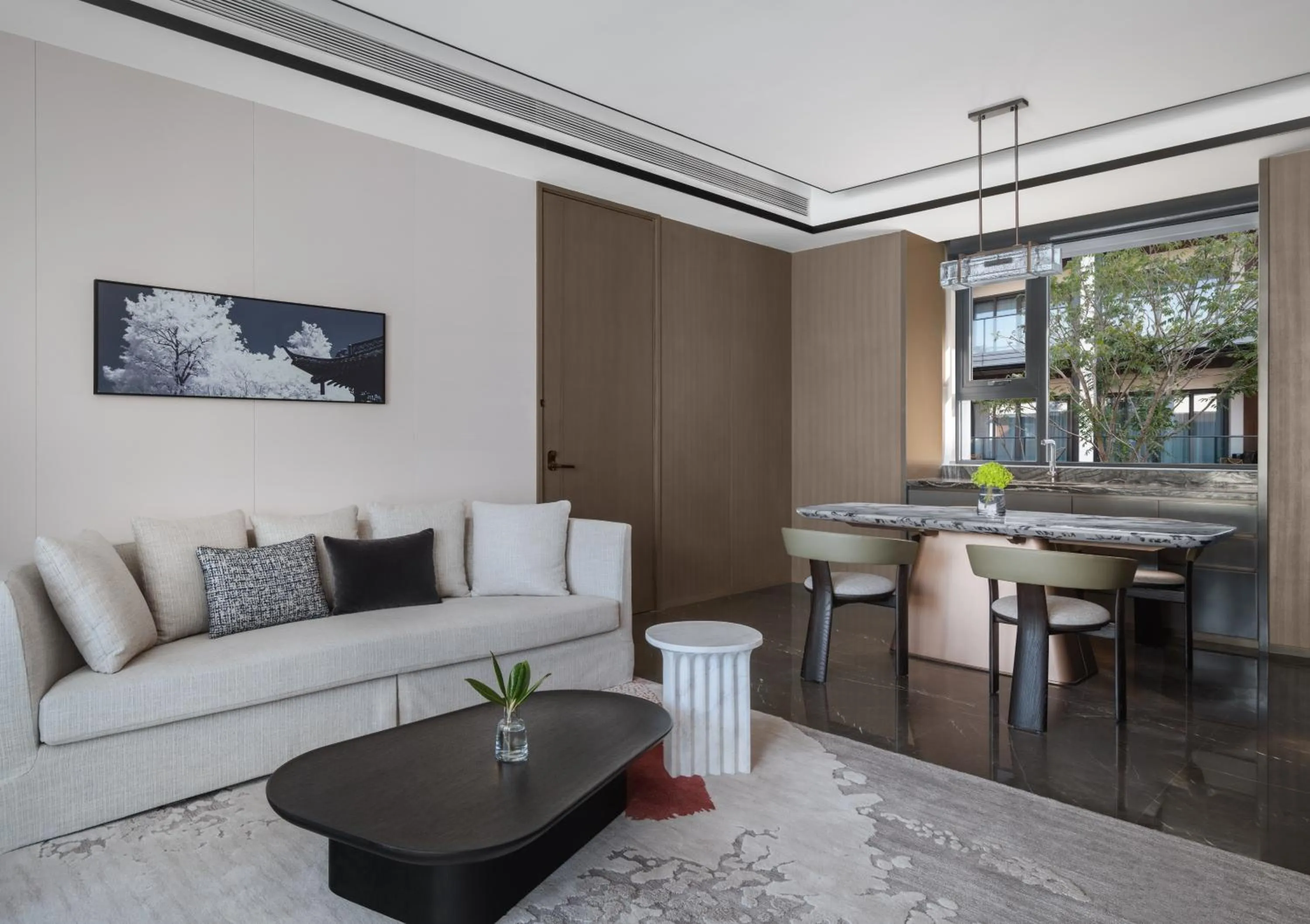 One-Bedroom King Suite with River View in Kimpton Bamboo Grove Suzhou by IHG
