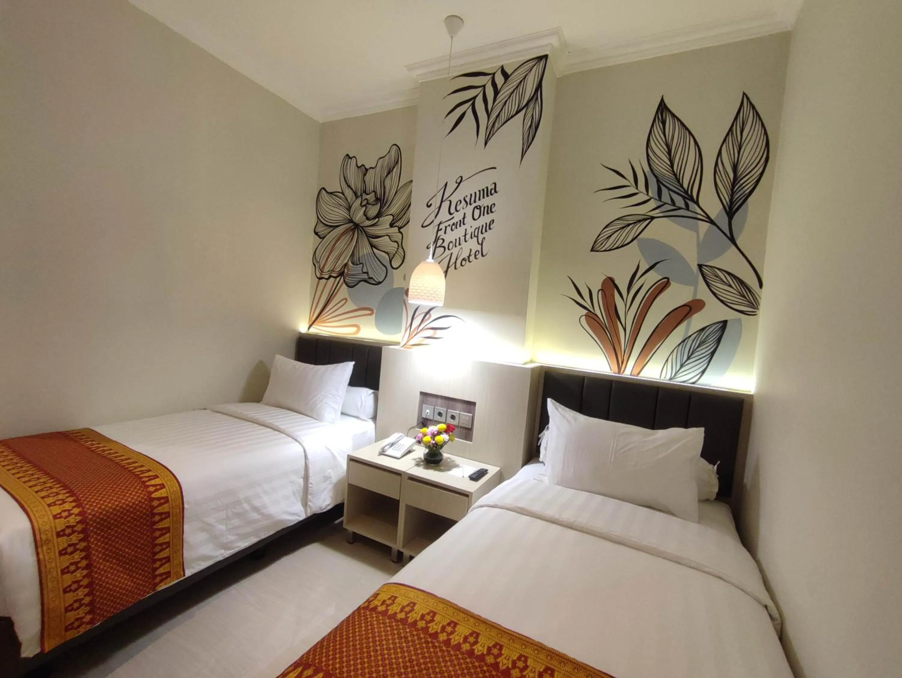 Standard Twin Room in Kesuma Front One Boutique Palembang