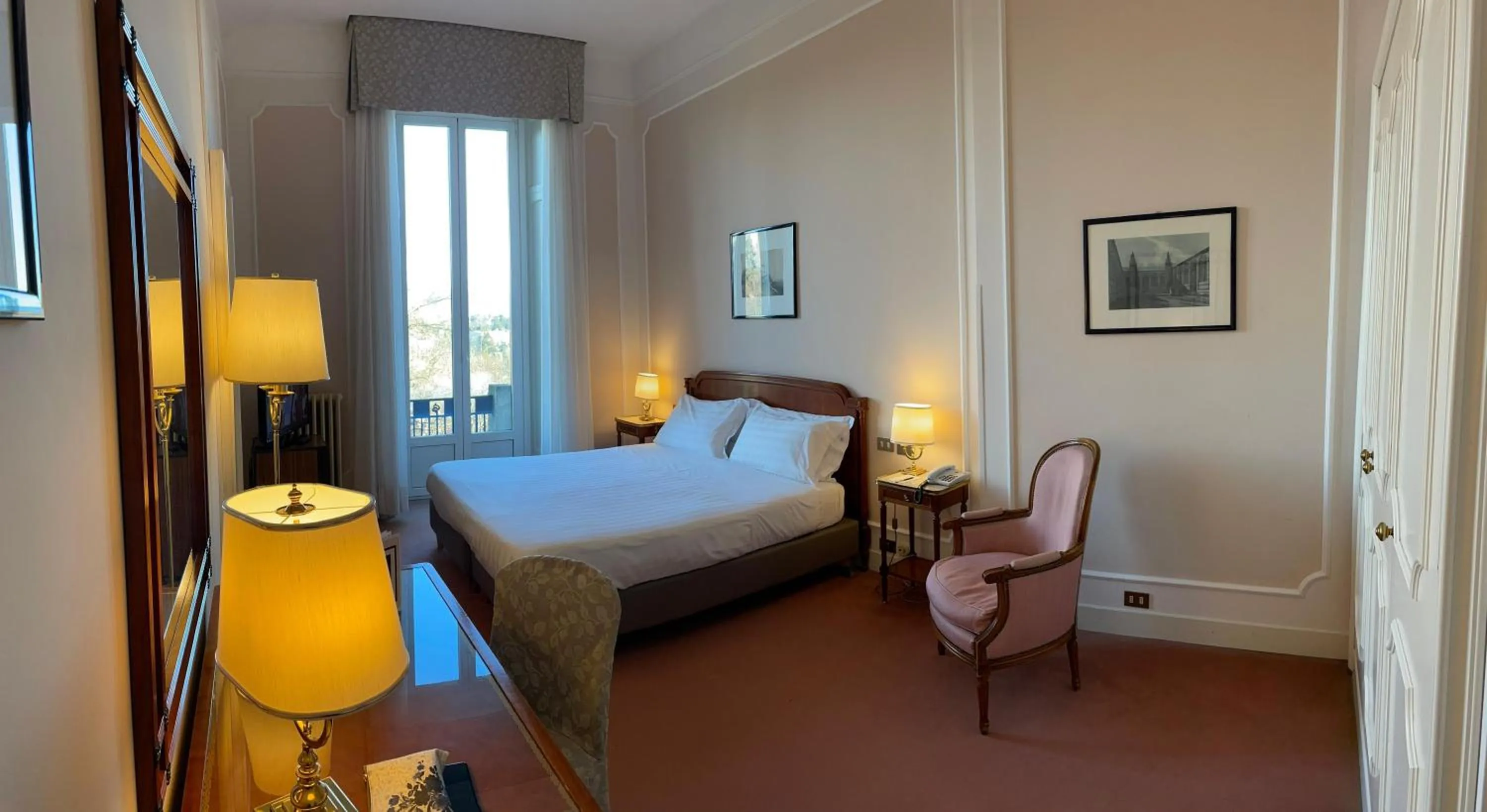 Double Room with Garden View in Palace Grand Hotel Varese