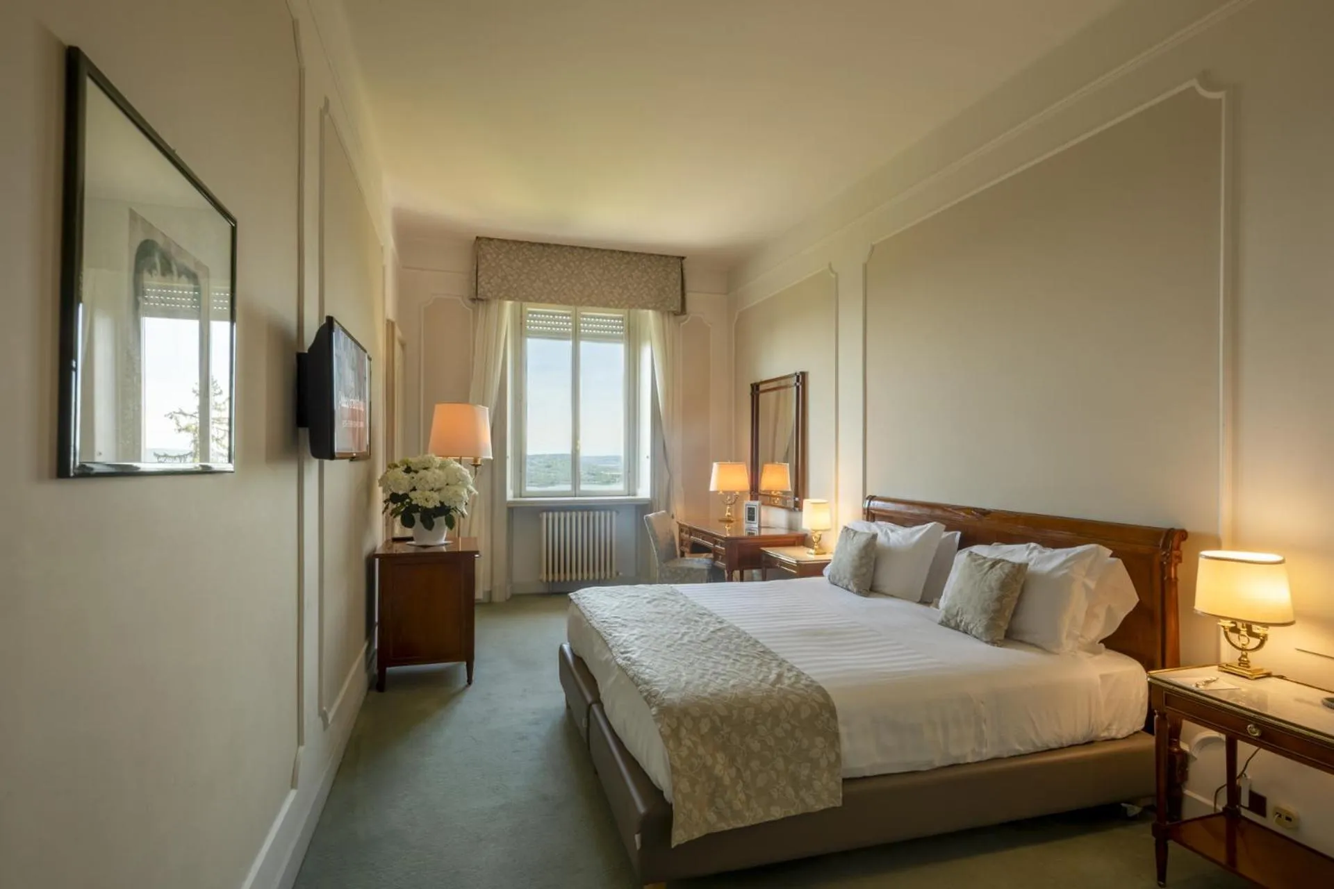 Double Room with Lake View - single occupancy in Palace Grand Hotel Varese