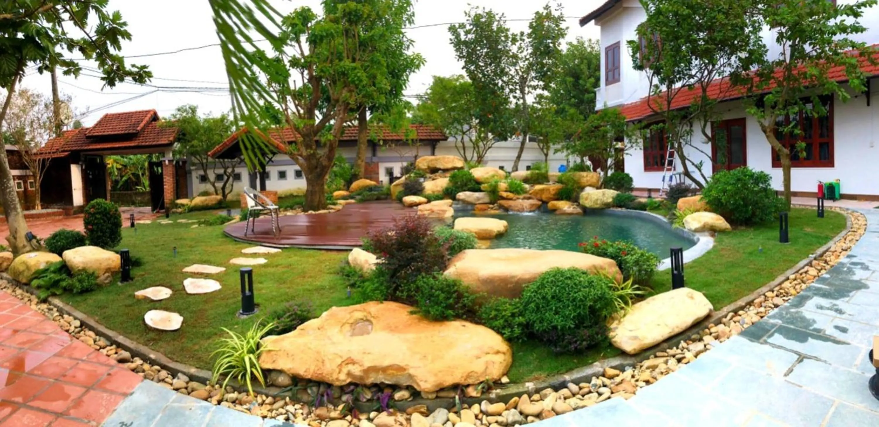 Villa with Garden View in Golden Star Villa Hue