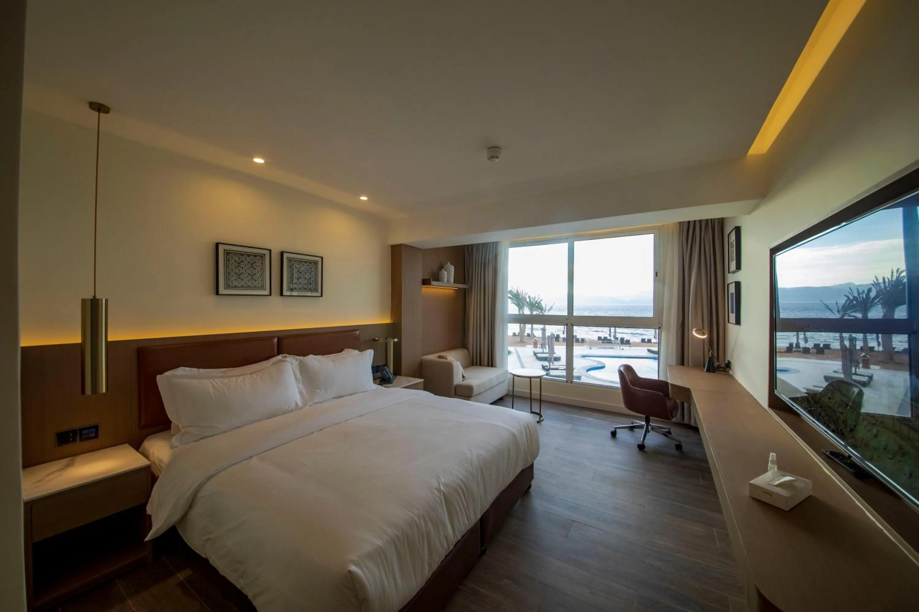 Deluxe Double Room with Sea View in Luxotel Aqaba Beach Resort & Spa