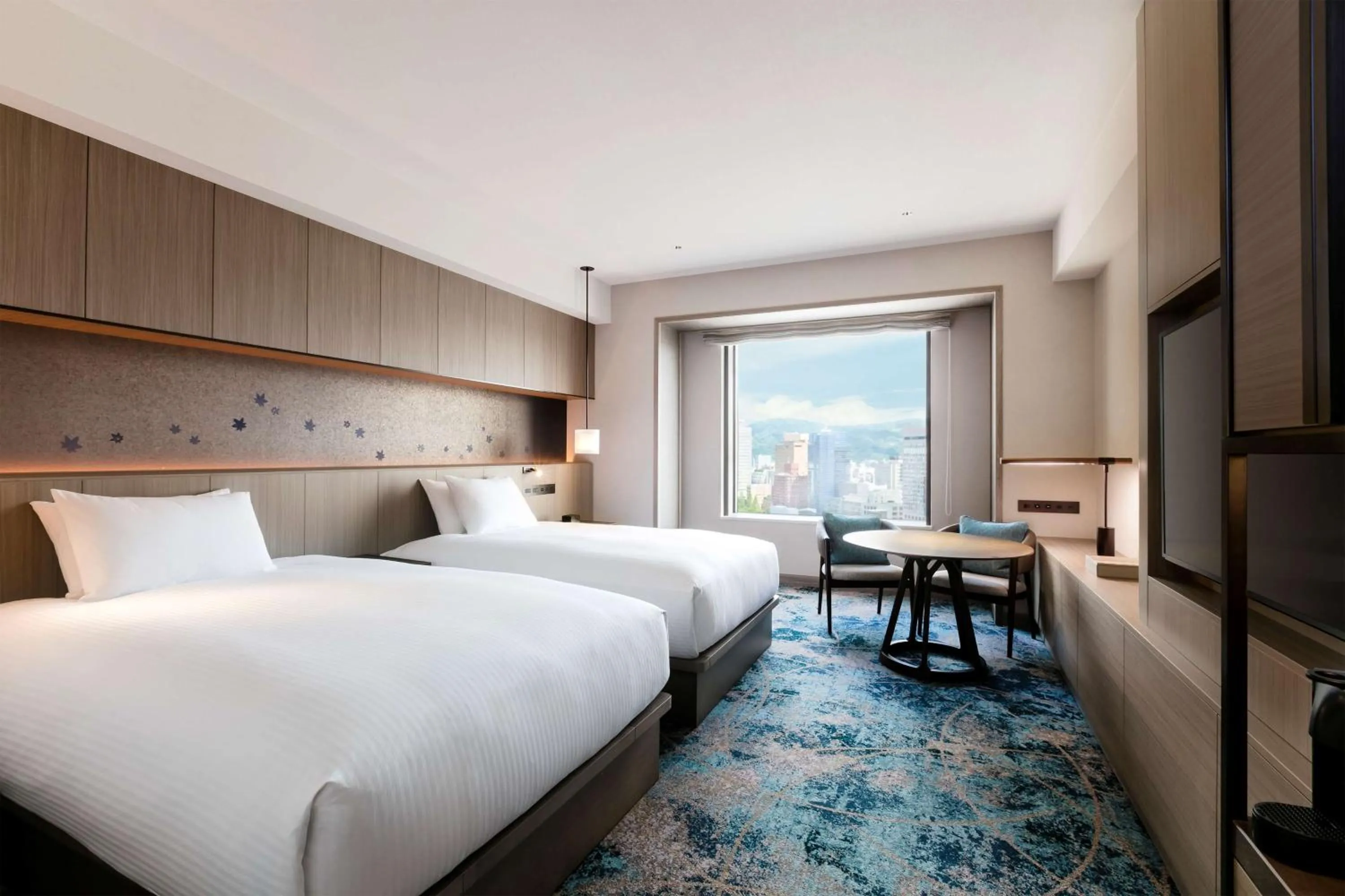 Corner Deluxe Twin Room in Hilton Hiroshima