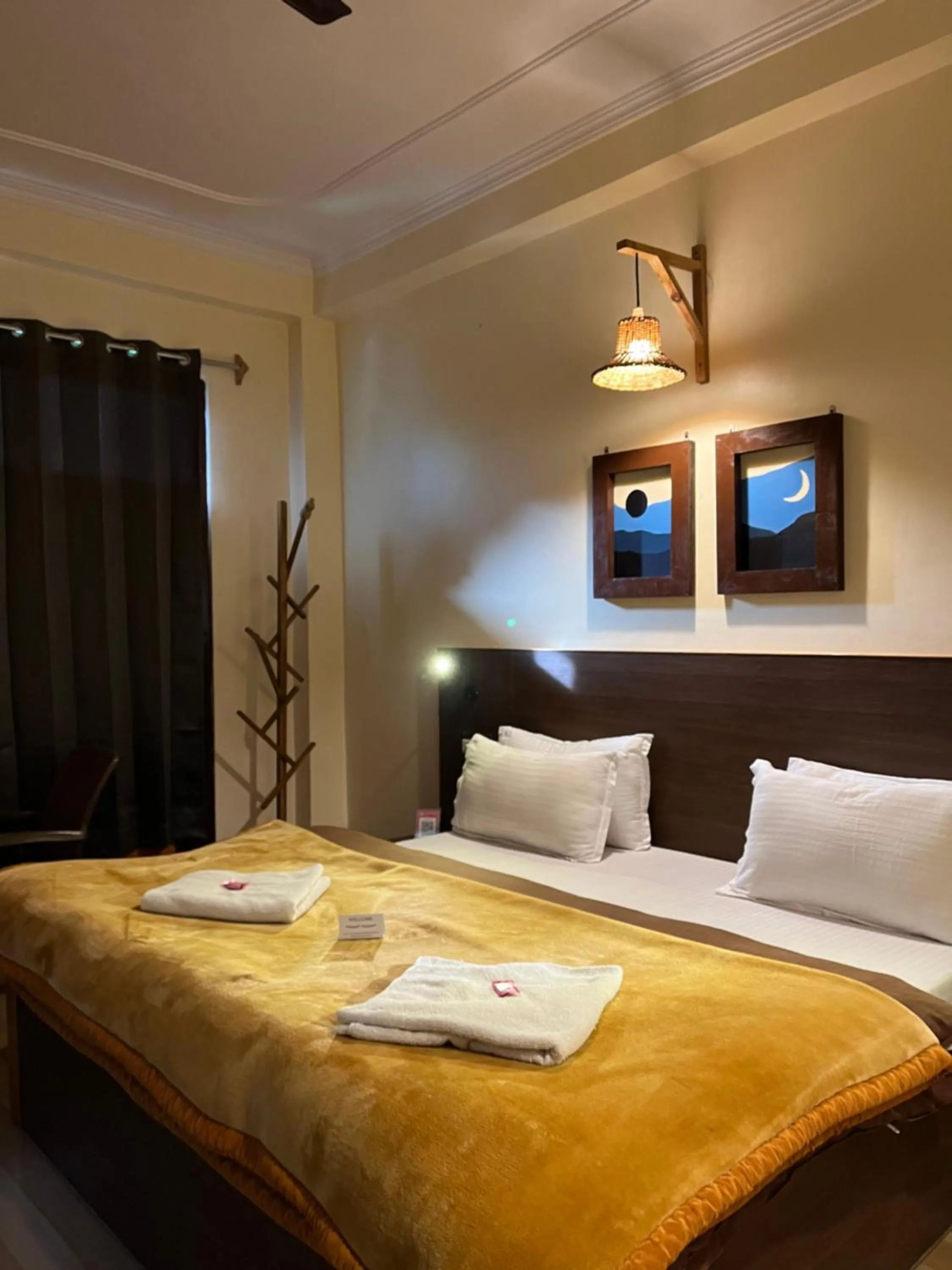 Deluxe Double Room with Balcony - single occupancy in The Royal Orchard Kasol