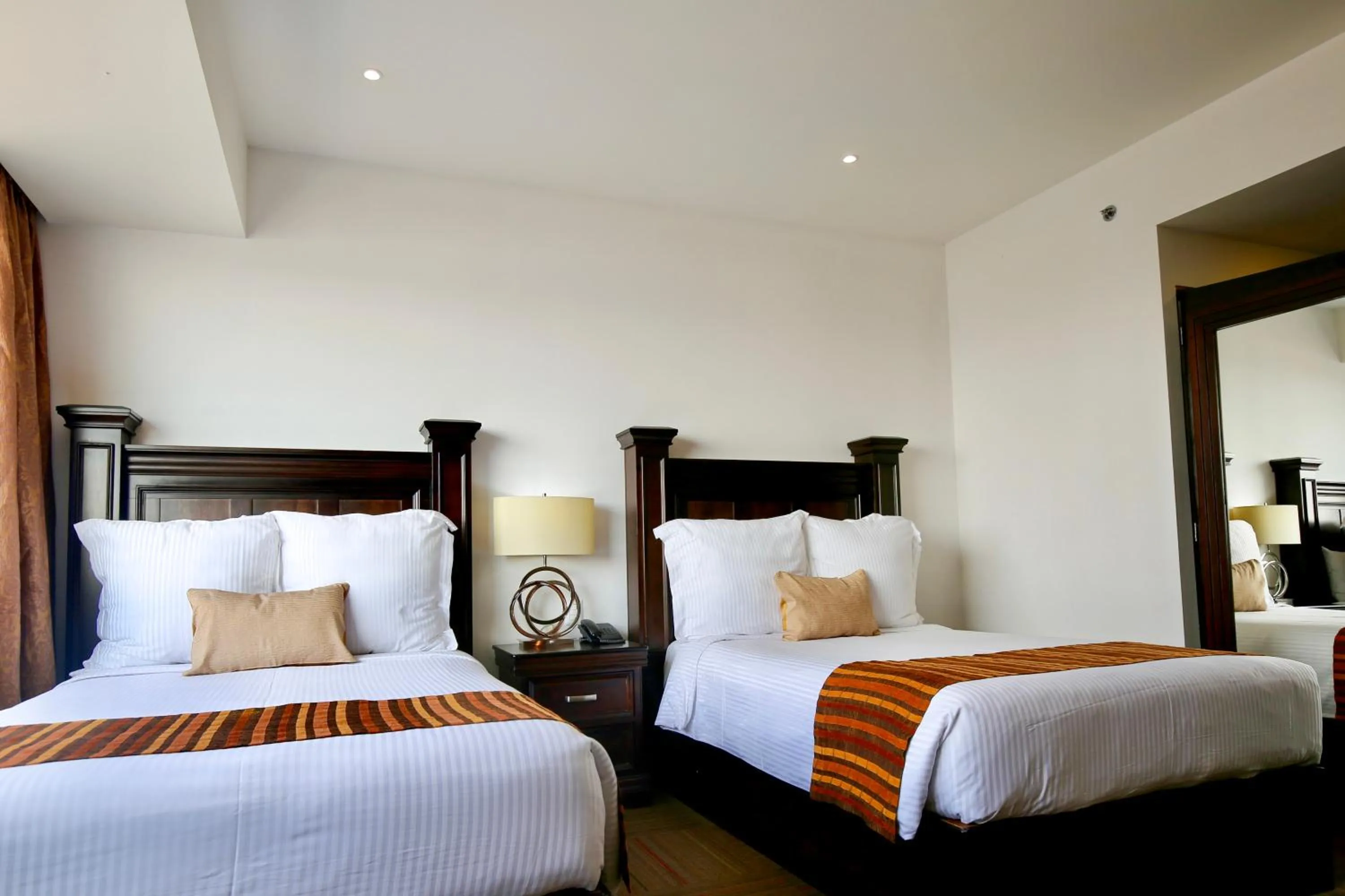 Double Room with Two Double Beds in Hotel Stadium Leon