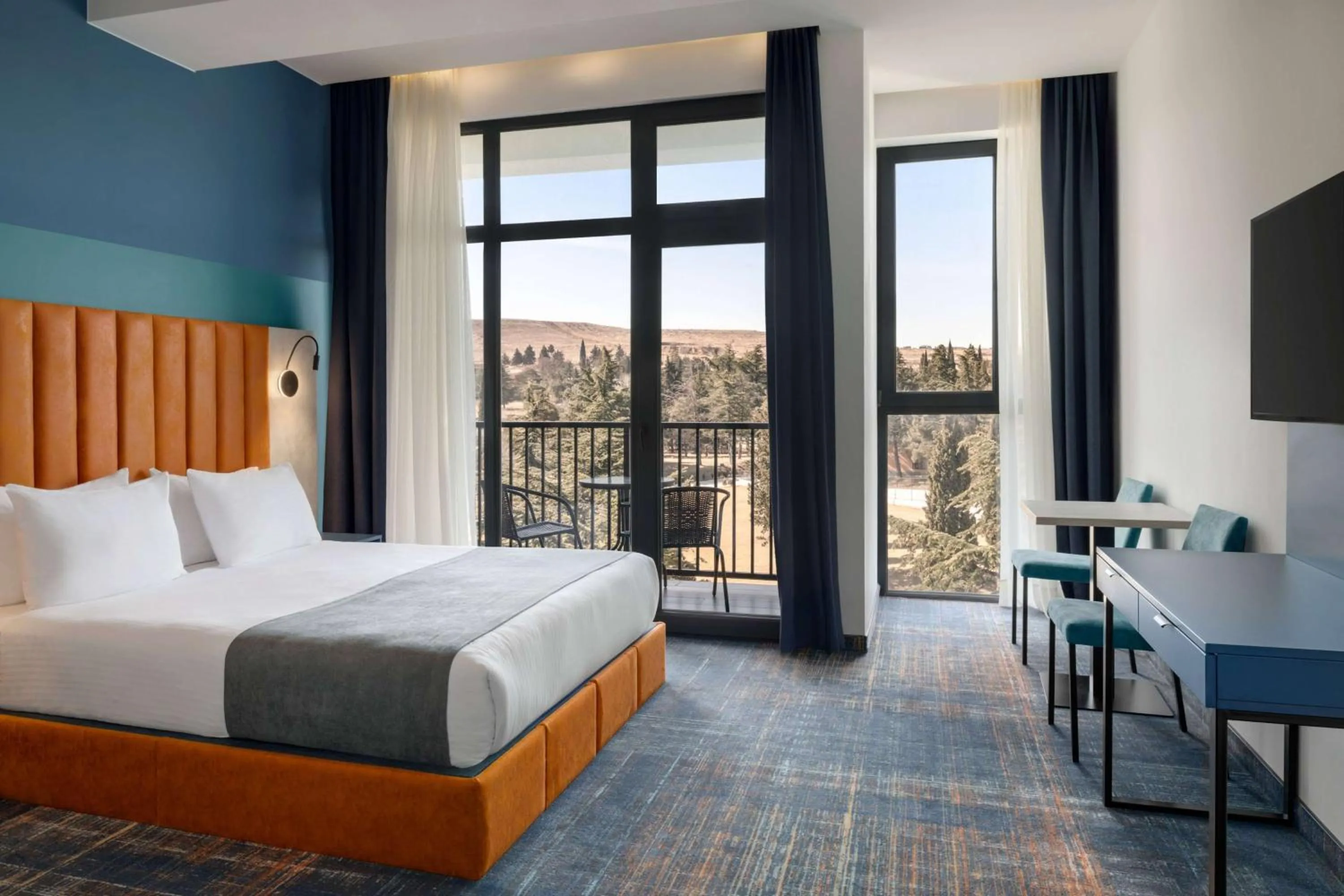 Queen Room - Forest View in Gino Seaside Tbilisi, Trademark Collection by Wyndham