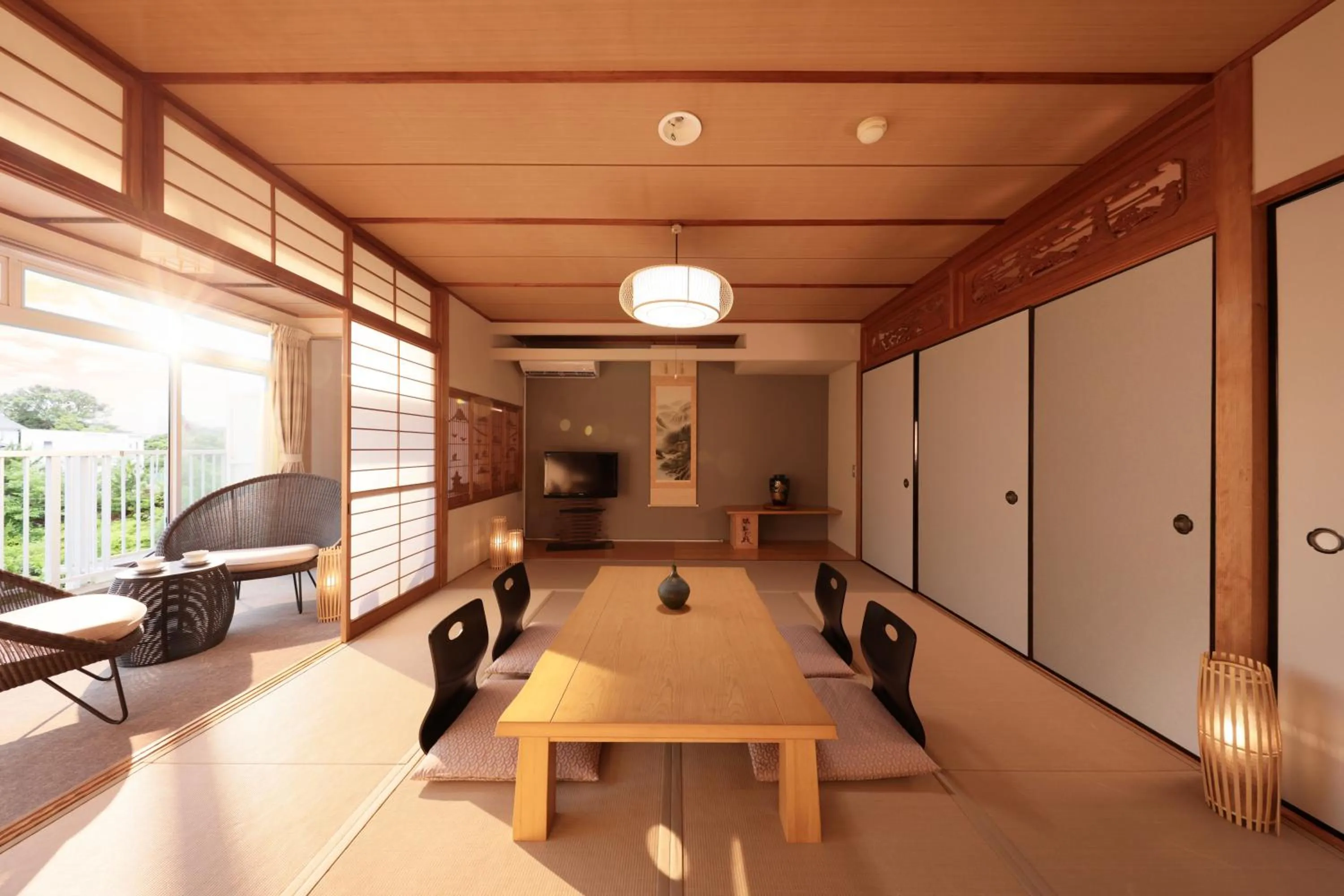 Japanese-Style Family Room in Nankishirahama Hotel Akariya