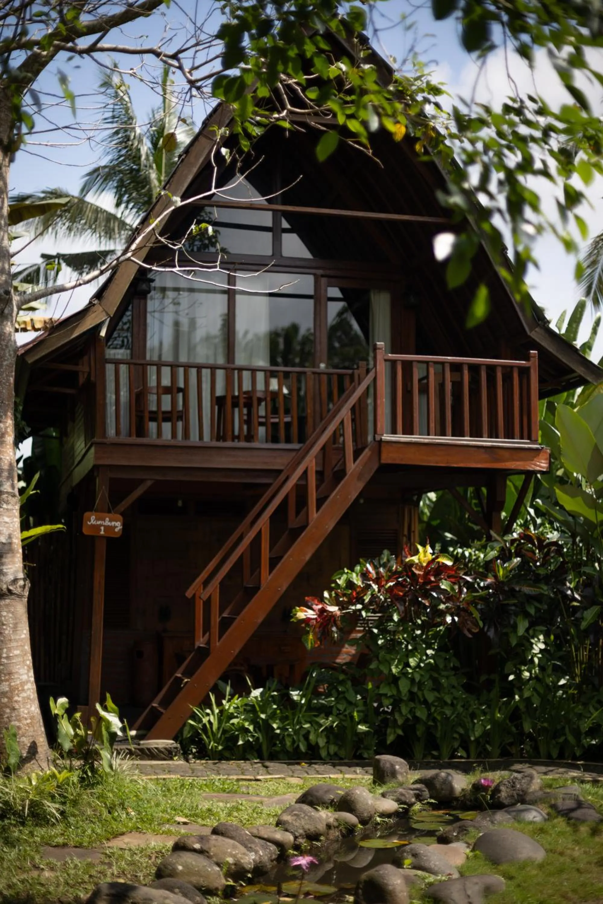 Lumbung Lodge Twin/Queen Garden View with Free Scheduled Yoga Class (on Saturday) in Kusfarm Bali by AHM