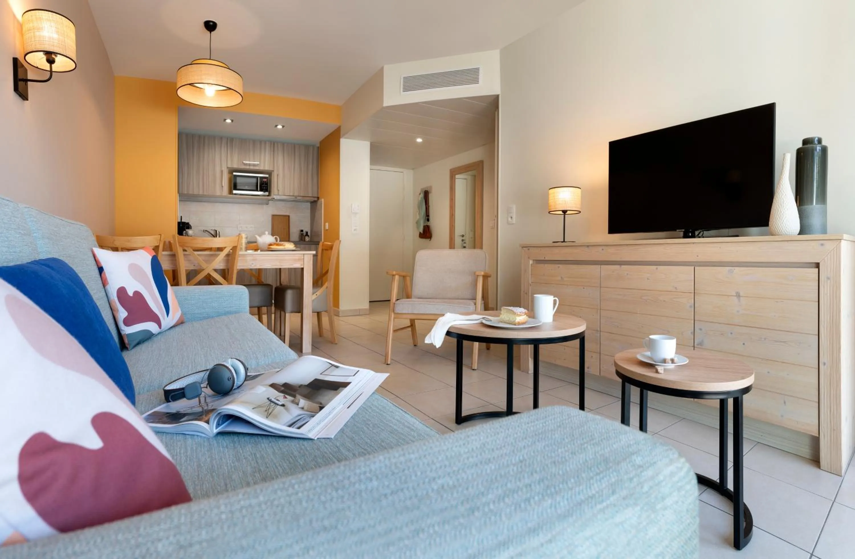 Superior Two-Bedroom Apartment with Air Conditioning and Balcony (6 People) - South Side in Résidence Pierre & Vacances Premium Julia Augusta