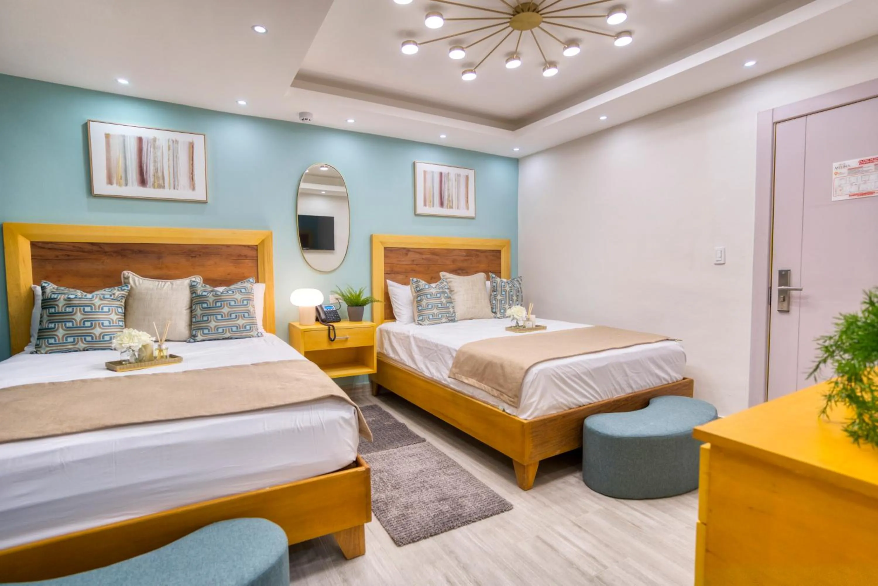 Queen Room with Two Queen Beds in Melina Hotel