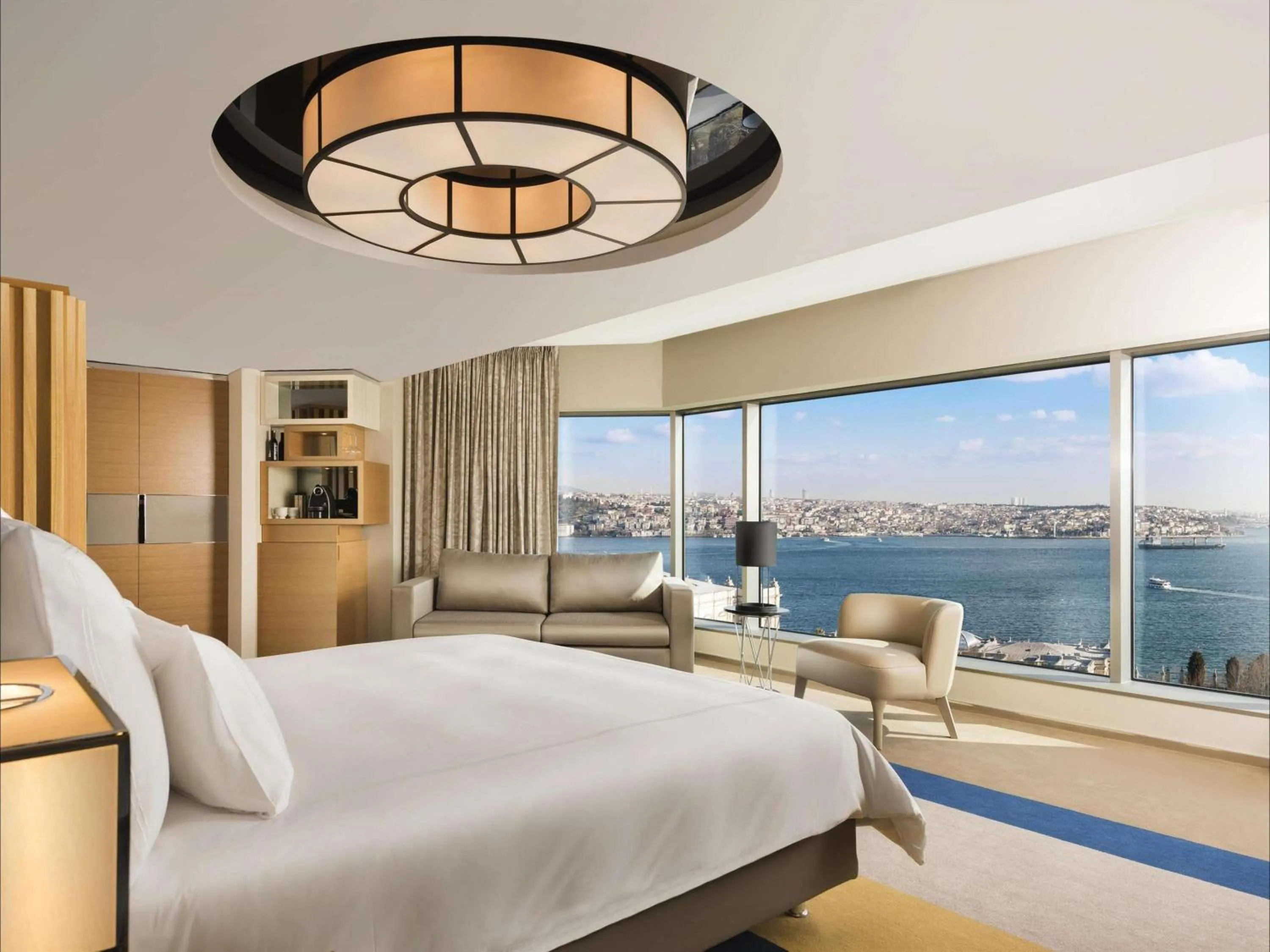 Corner Room with Bosphorus View in Swissotel The Bosphorus Istanbul