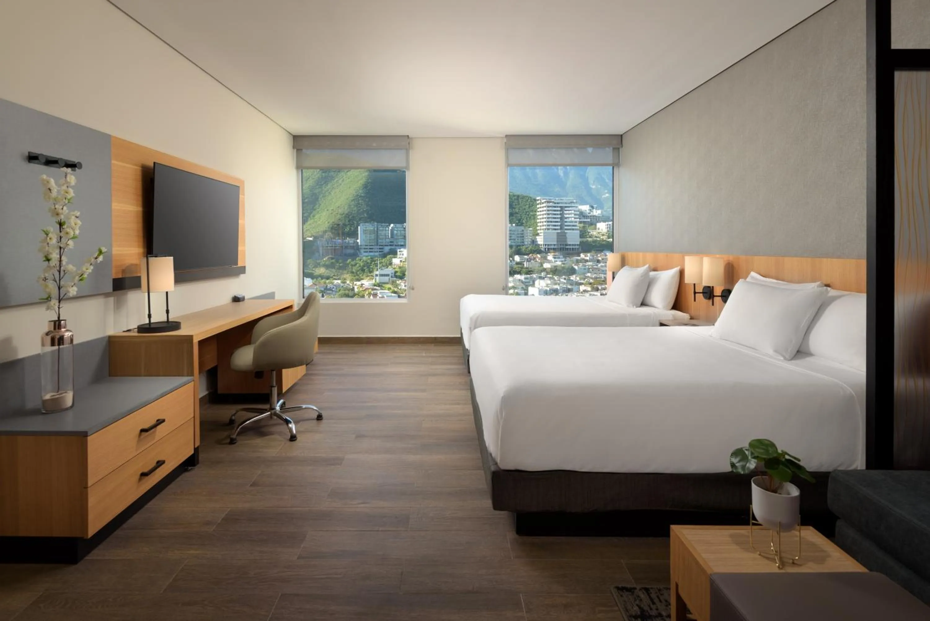 Queen Room with Two Queen Beds and Sofa Bed in Hyatt Place Monterrey Valle