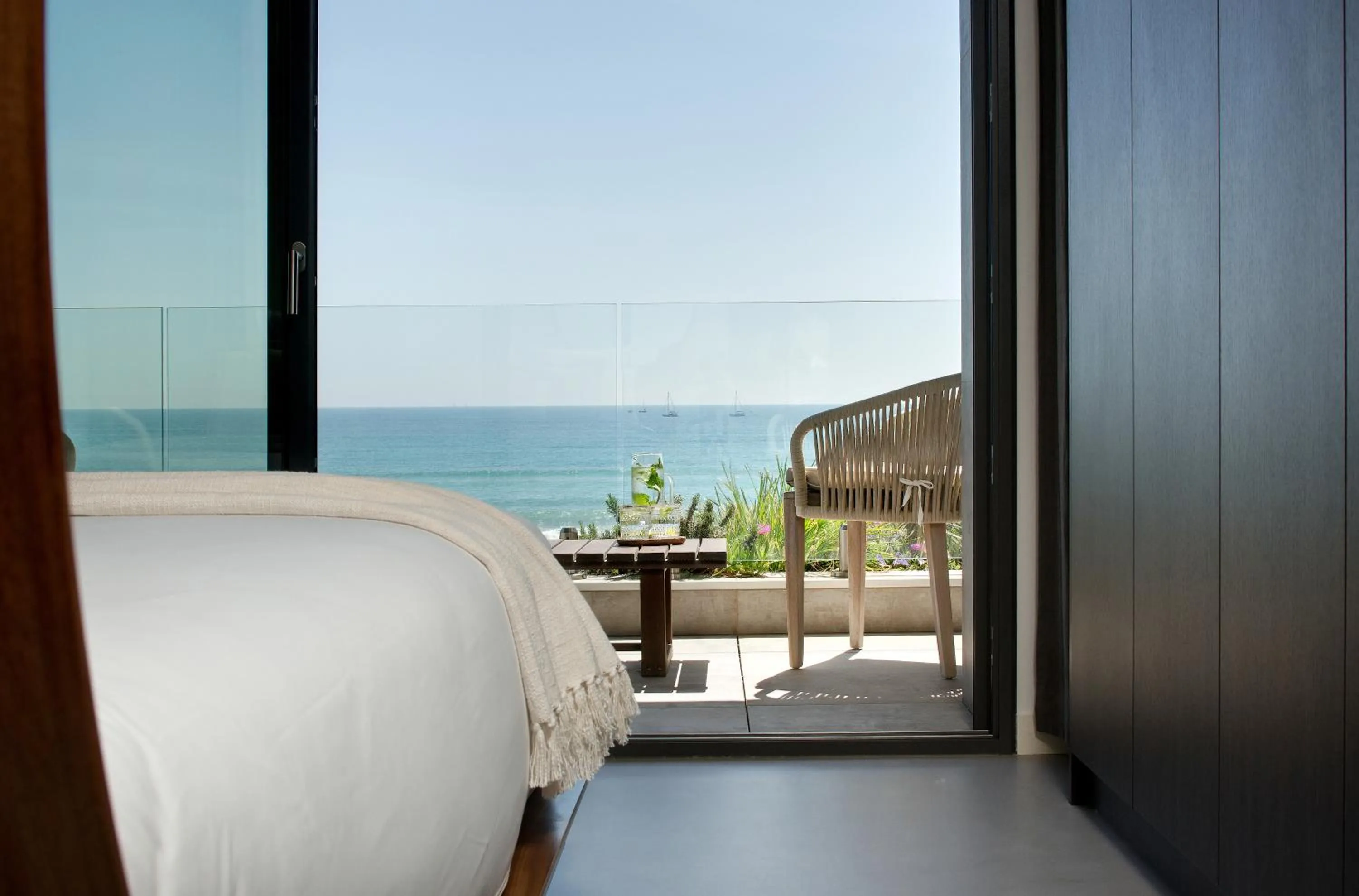 King Room with Sea View - single occupancy in Villa Miramar Frontignan