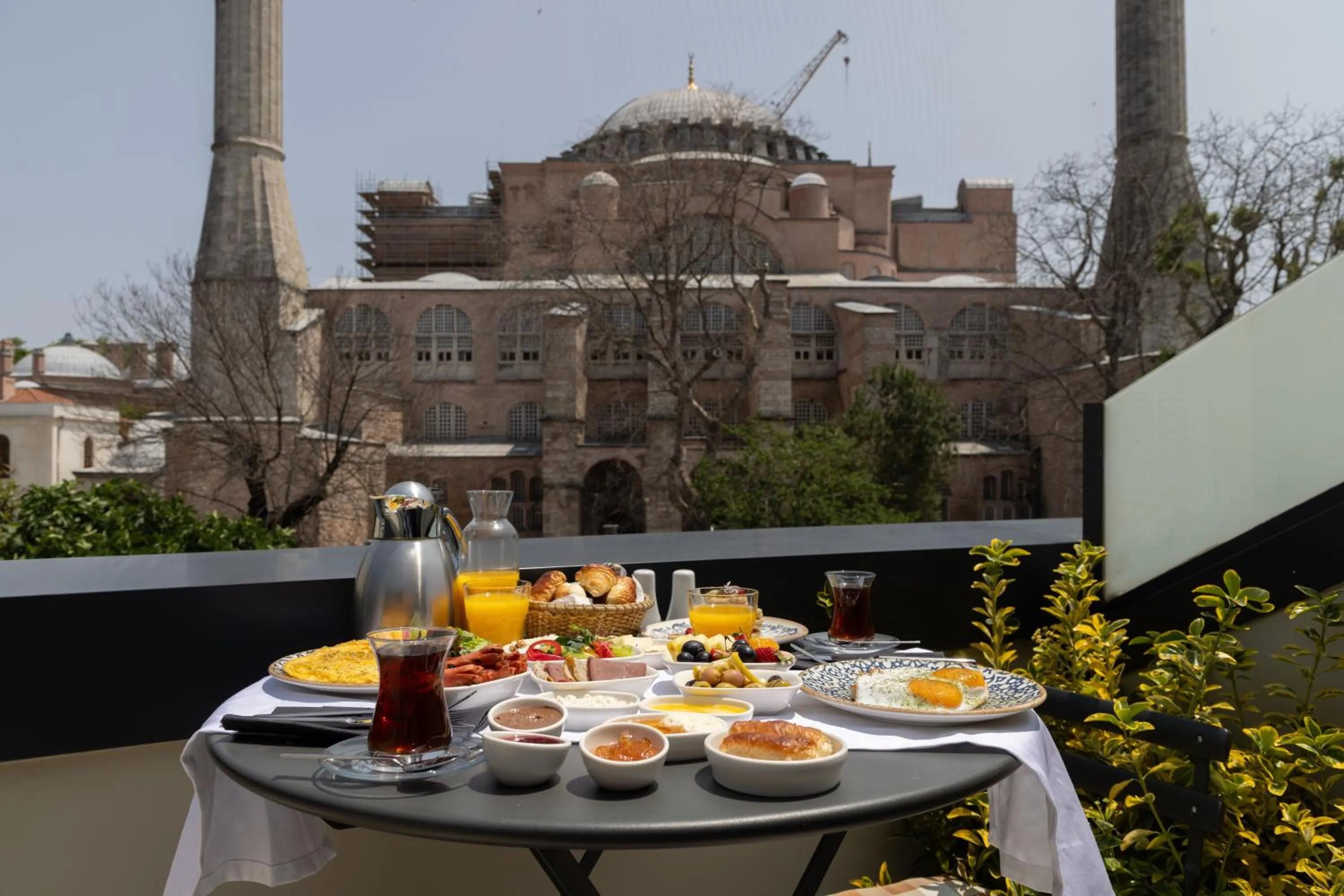 Queen Room with Balcony and Hagia Sofia View in Hotel Saint Sophia
