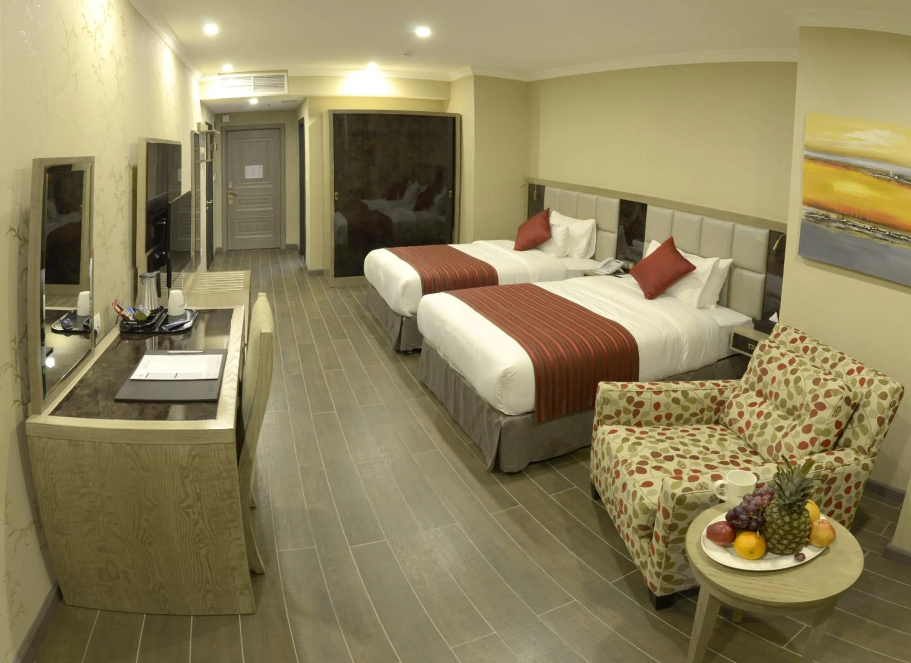 Superior Queen Room with Two Queen Beds - Non-Smoking in Ramada by Wyndham Bishkek Centre