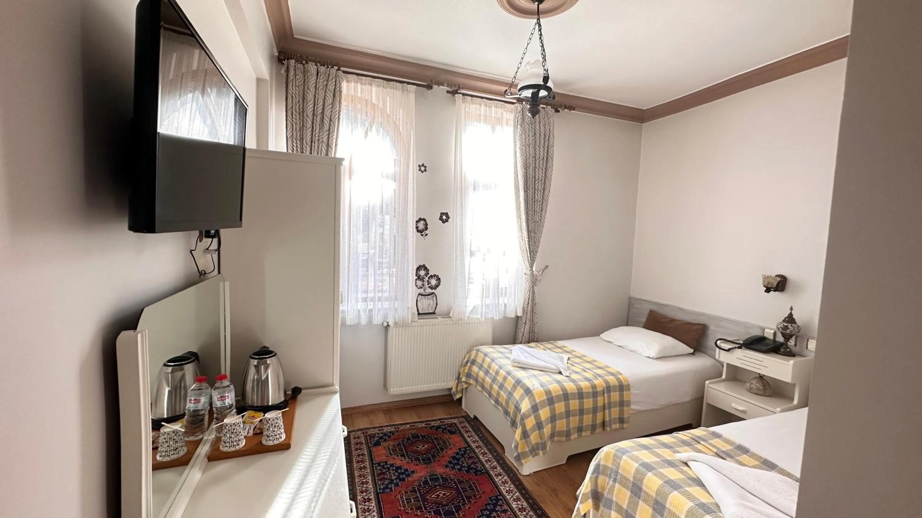 Double or Twin Room with City View in Akuzun Stone Hotel