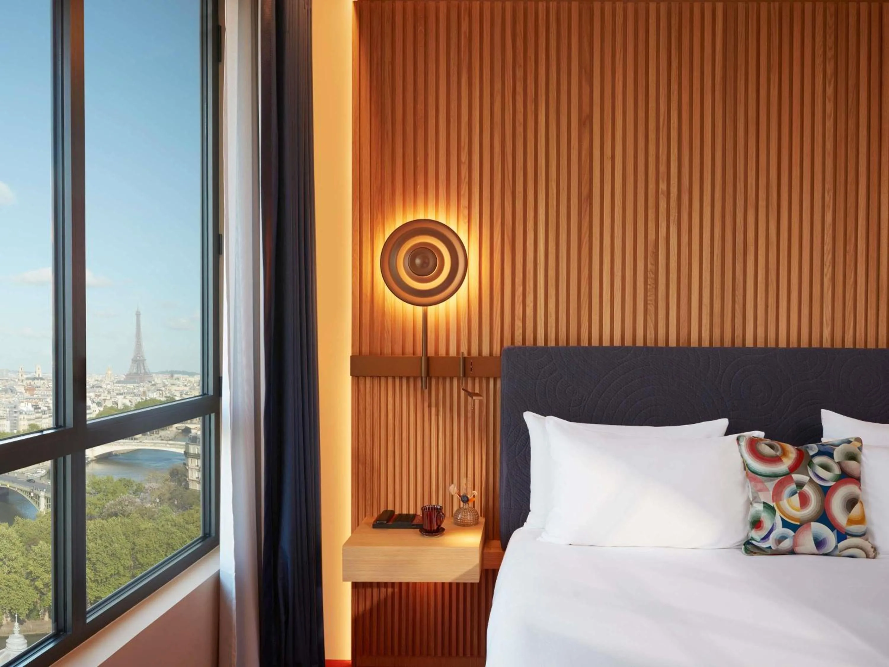 Iconic Paris Skyline room - River Seine and Eiffel Tower view in SO/ Paris Hotel