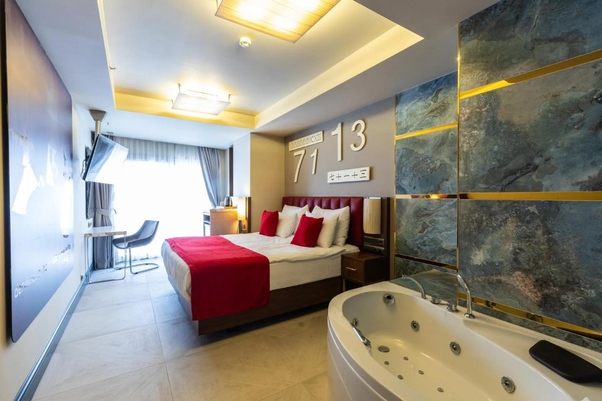 Deluxe Room Jetted Tub with Balcony in Ramada By Wyndham Istanbul Pera Taksim