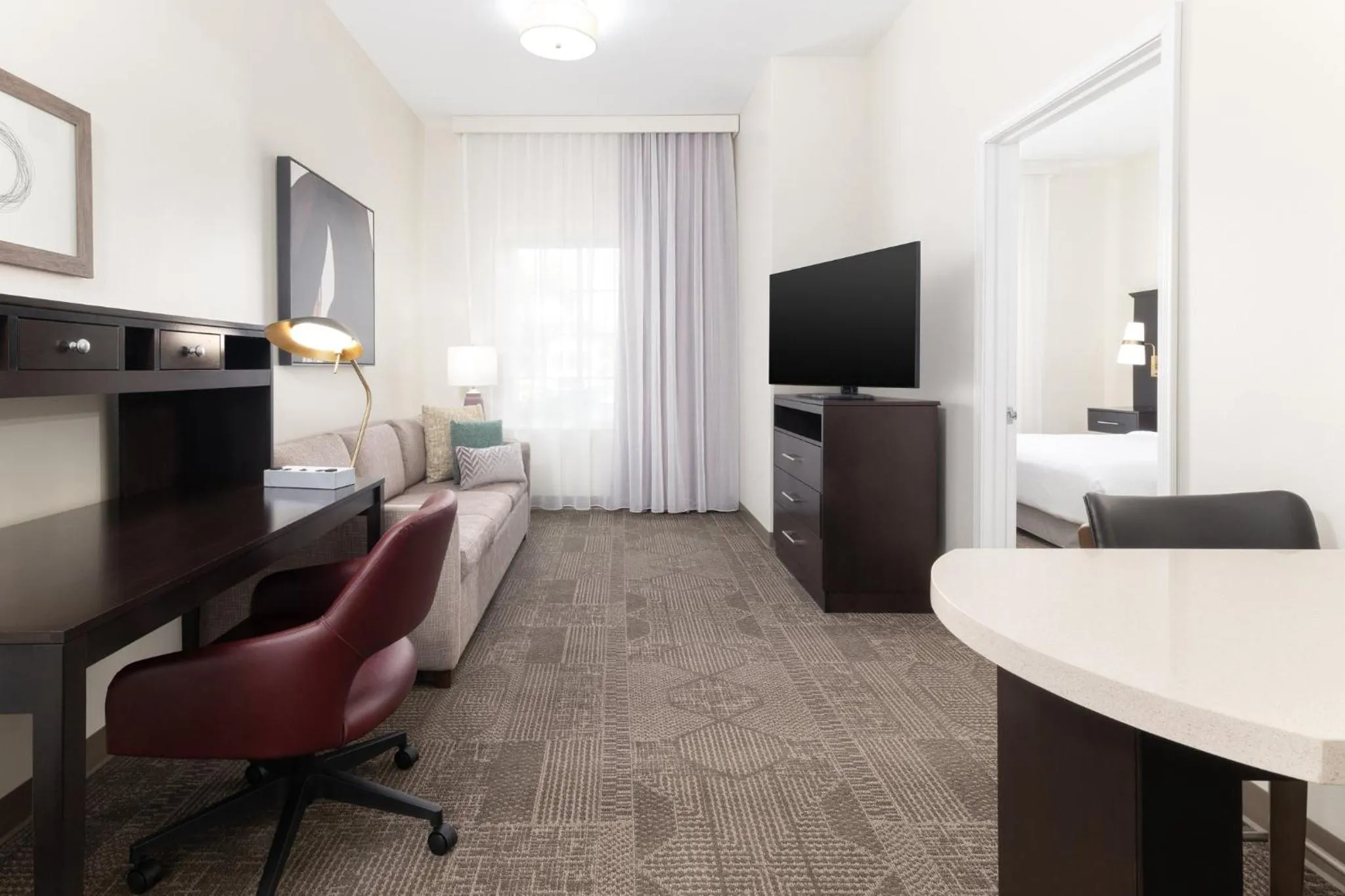 One-Bedroom Suite with King Bed Mobility Access Tub - Non-Smoking in Staybridge Suites Denver - Central Park by IHG