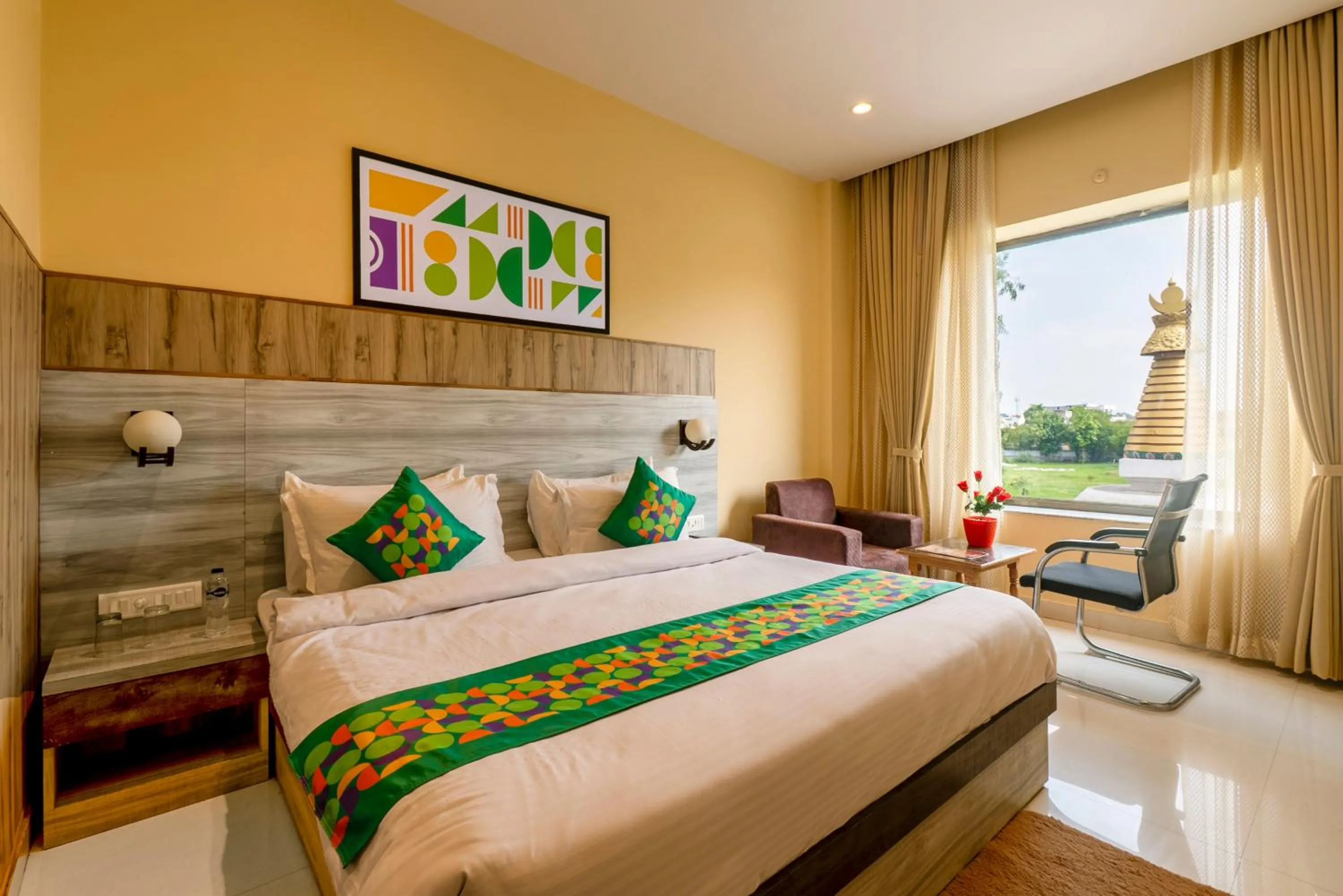 Deluxe Double Room - single occupancy in Treebo Little Budhha