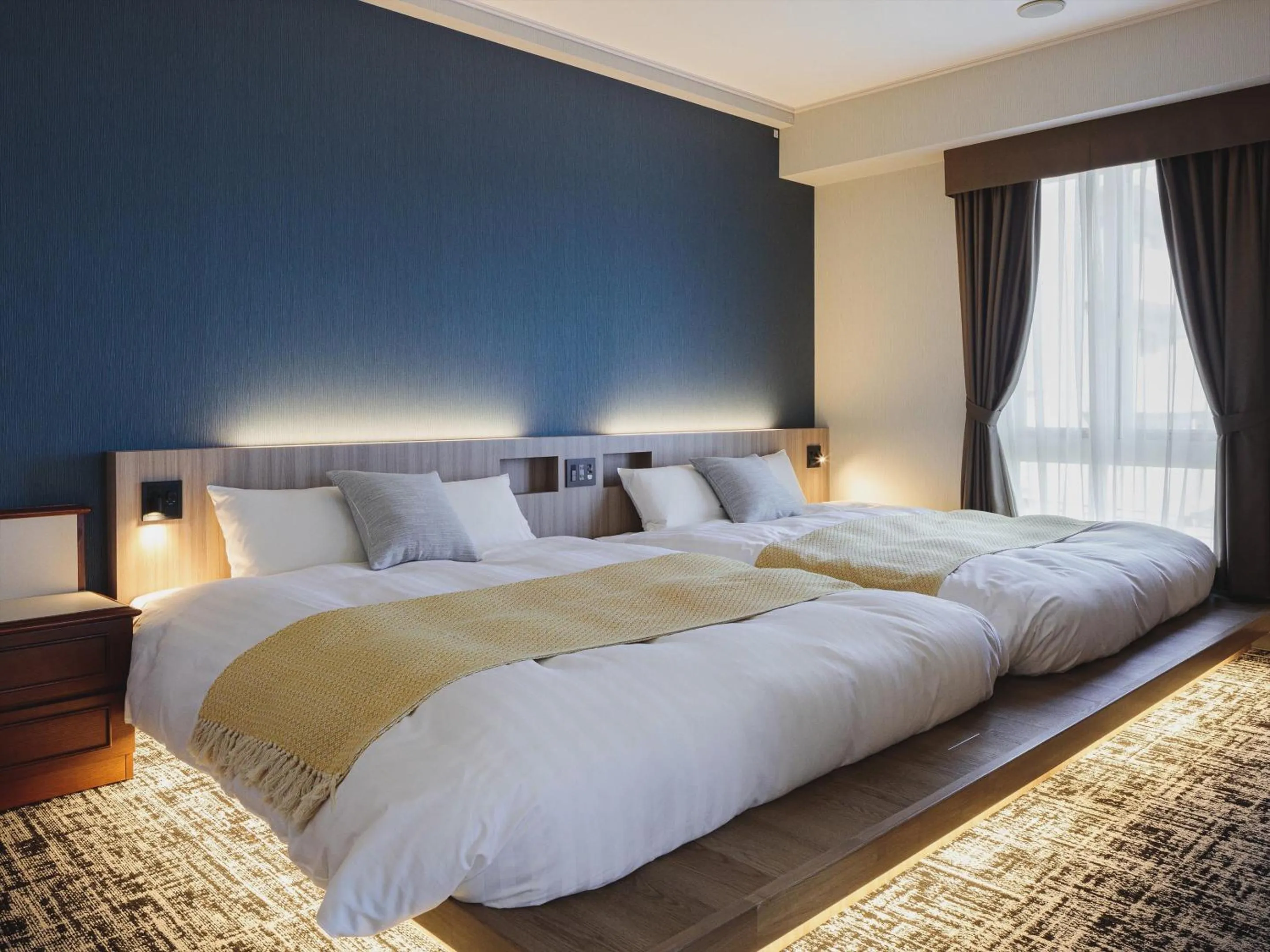 Deluxe Queen Room with Two Queen Beds - single occupancy in Gran Palette Hakodate