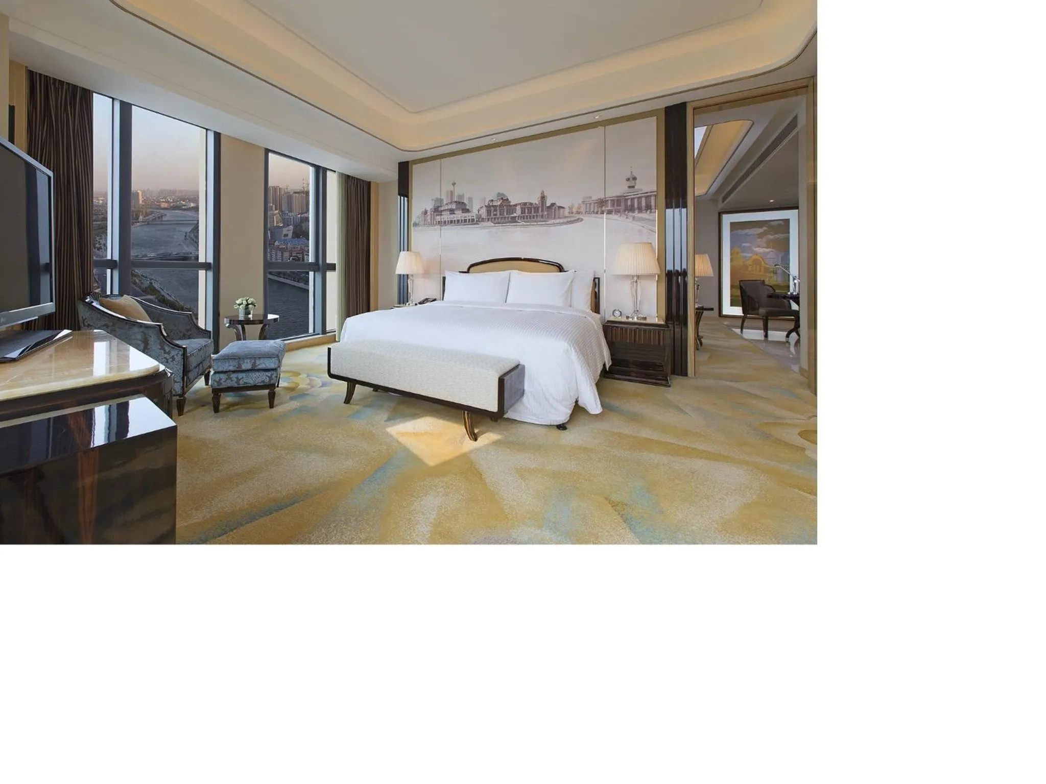 Executive King Room with River View in Wanda Vista Tianjin