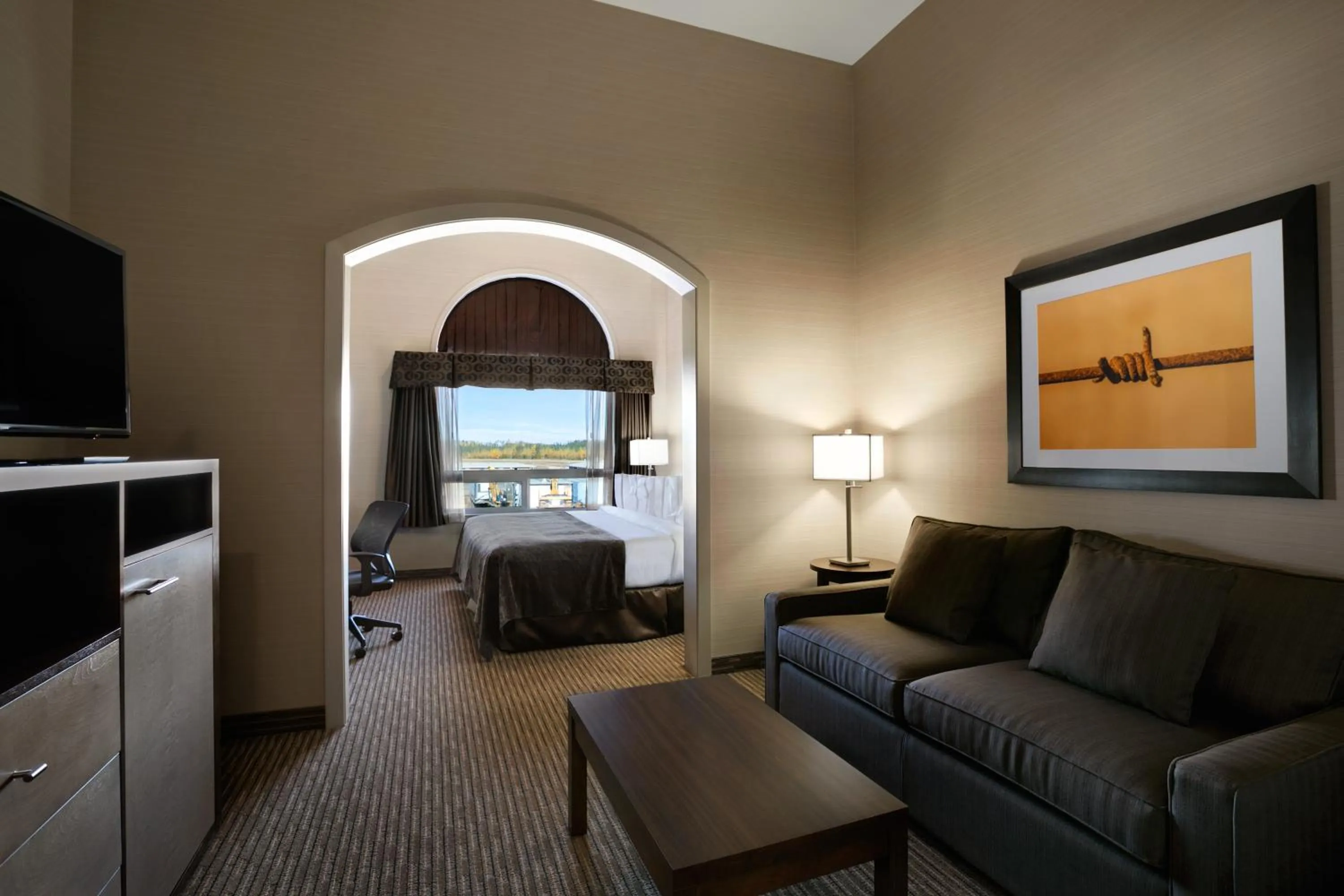 Deluxe King Suite with Spa Bath in Ramada by Wyndham Conklin