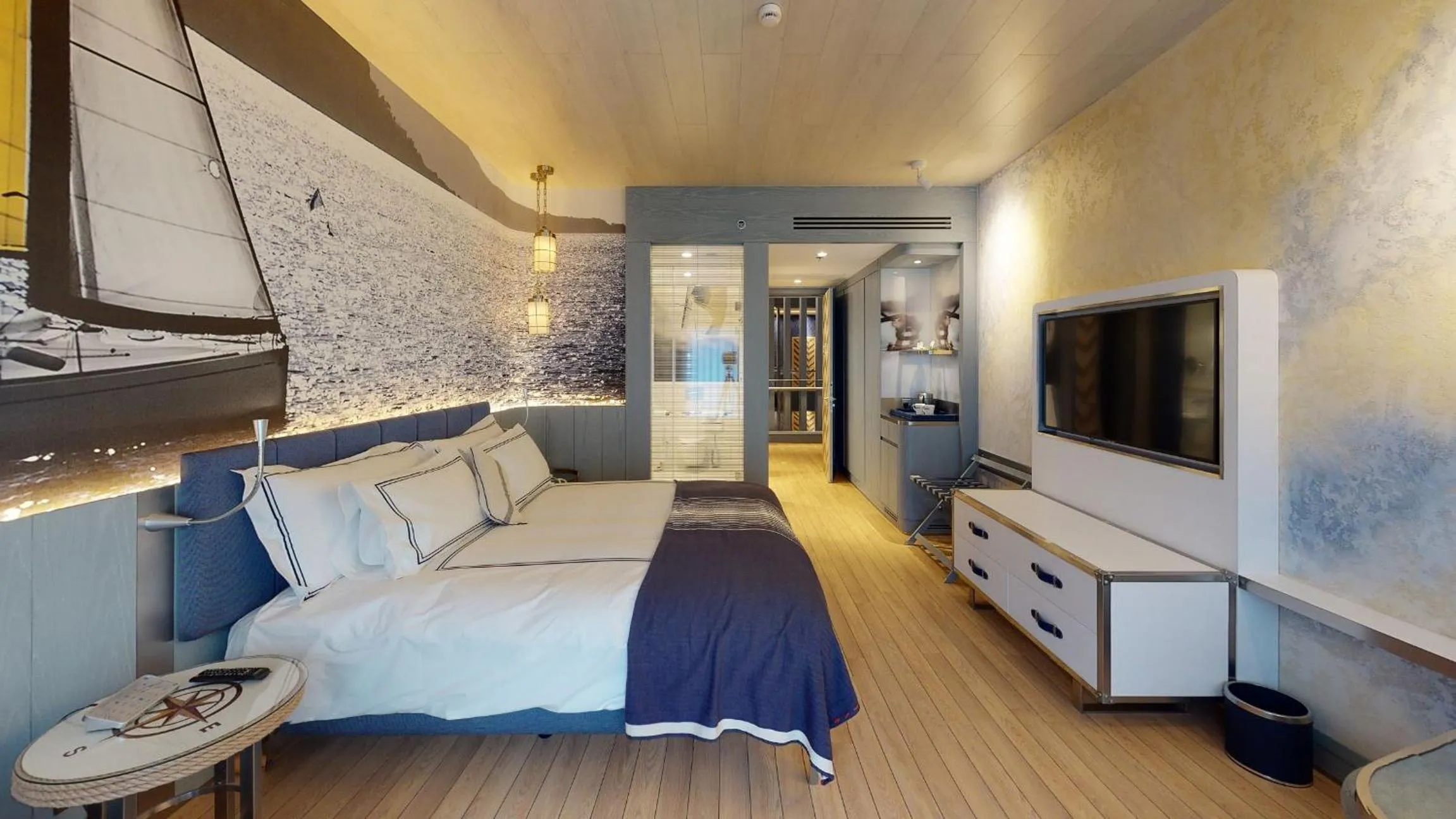 Double Room with Balcony and Sea View - single occupancy in Karpaz Gate Marina Hotel